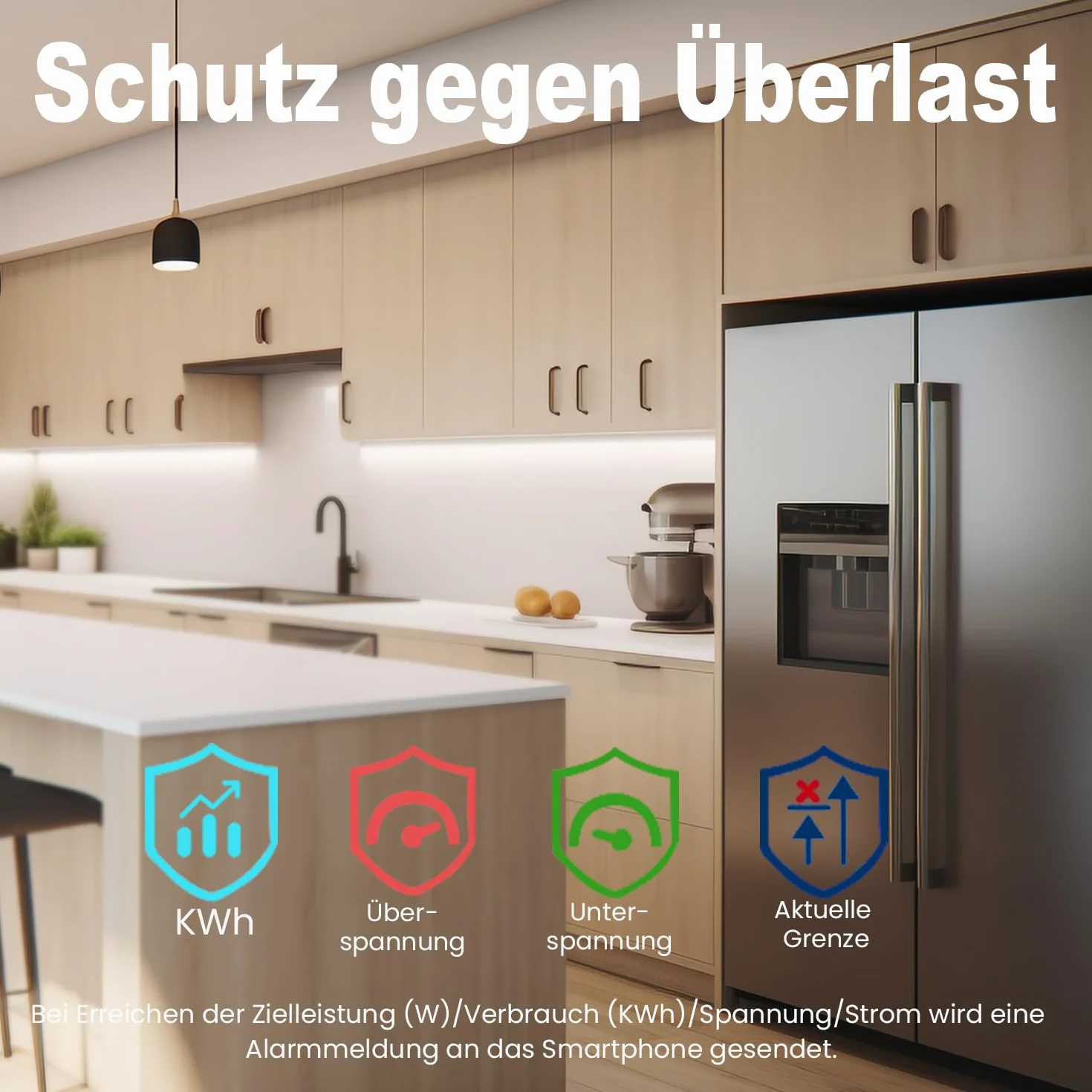 Uniwersalny przełącznik Wi-Fi z pomiarem zużycia energii i funkcją ochrony przed przeciążeniem, DIY inteligentny timer, sterowanie głosem, kompatybilny z aplikacją Alexa, Google Home Tuya/Smart Life