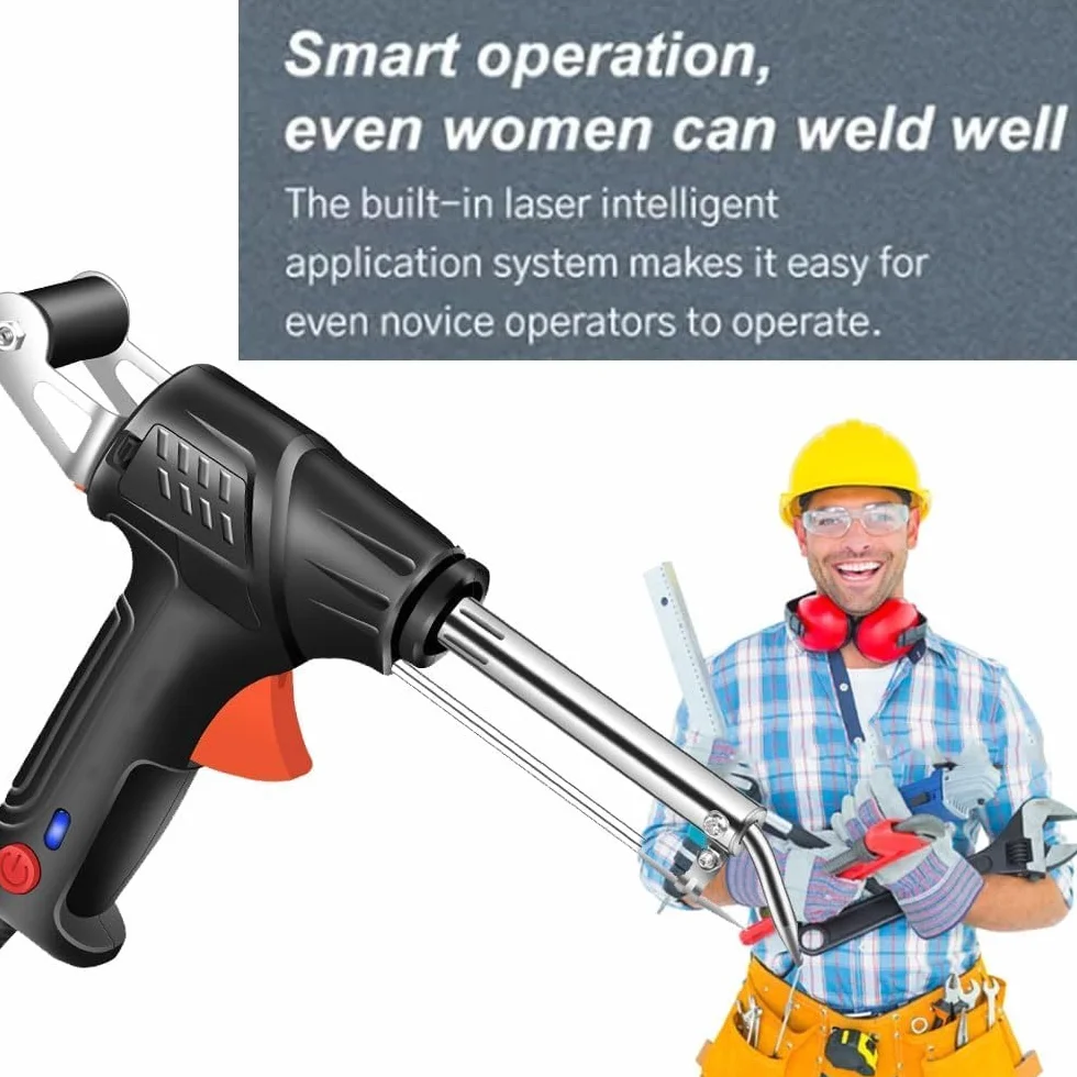 2025 Upgrade Spawarka Laserowa, Przemysłowa Spawarka Laserowa, Zestaw Spawarki Elektrycznej 3 W 1, Wewnętrznie Podgrzewane Przemysłowe Narzędzia Do Spawania Lase, Black, 20.5 * 14.5 * 4.2cm