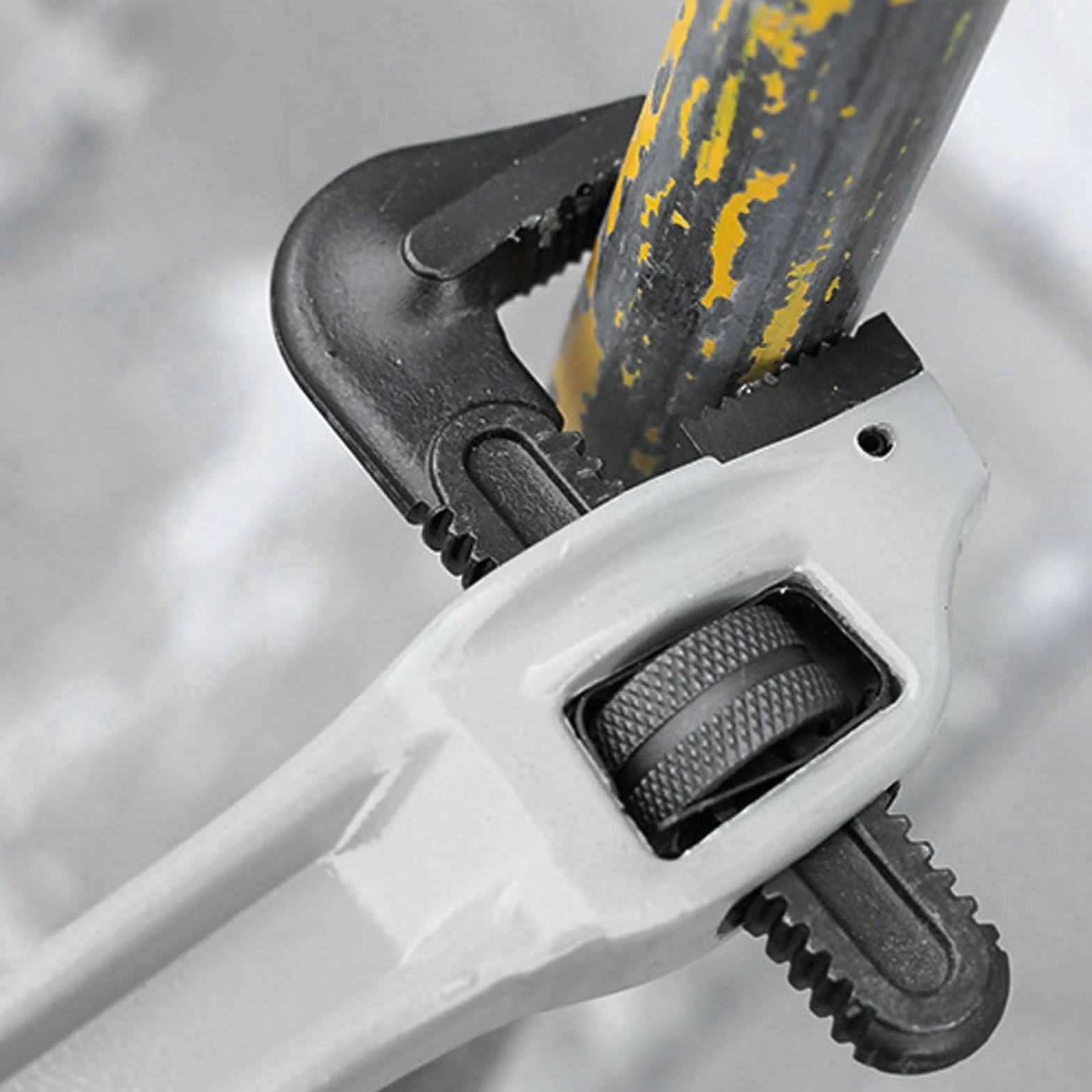 Regulowany klucz do rur ze stopu aluminium, wytrzymałe narzędzie hydrauliczne do użytku profesjonalnego (14 cali)