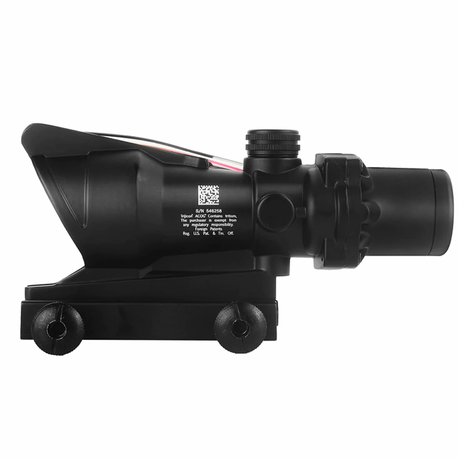 Paike Rifle Scope 4x32mm ACOG kolimator kolimatorowy z czerwoną siatką jodełkową