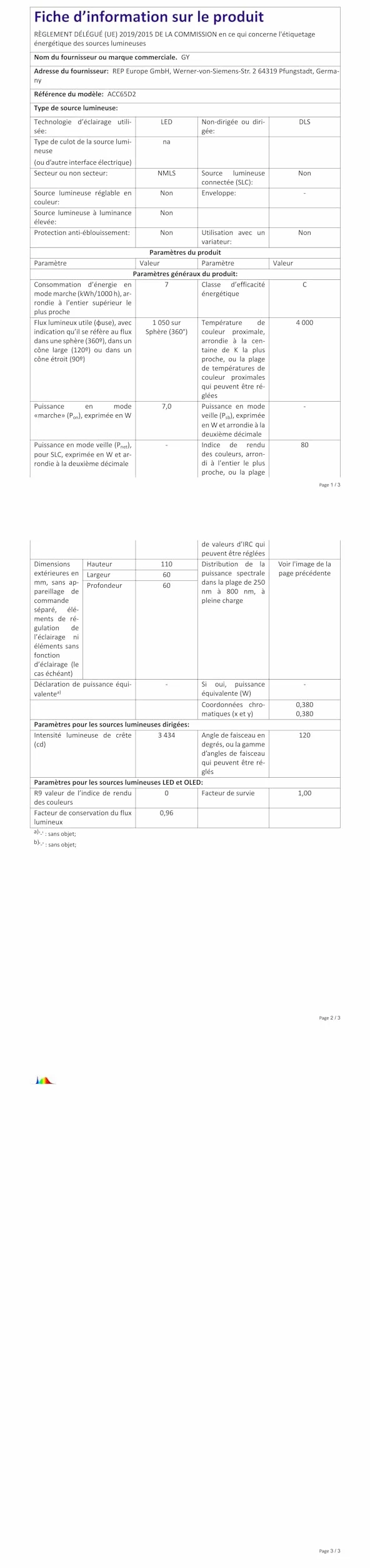 GY Żarówka E27 LED 6,5W 1050LM, Ciepła Biel 3000K, Kąt Wiązki 280°, Nieściemniane, Matowe, CRI>80, Zastępuje Lampa Halogenowe 75W, Pakiet 6 Sztuk