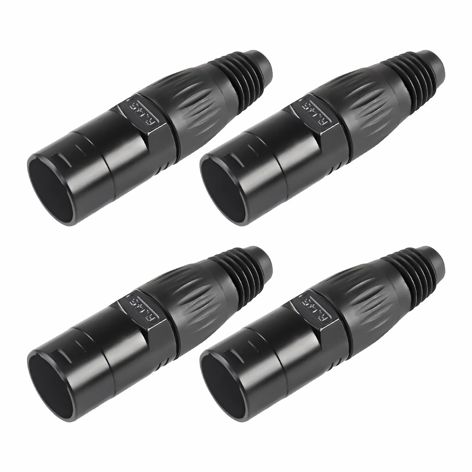 XMSJSIY RJ45 Ethercon wtyczka pokrywa metalowa Ethernet kabel ochrona kabla Ethernet kabel wodoszczelna wtyczka panel mocowanie ekranowane odporne na kurz do kat. 5/6-4 szt