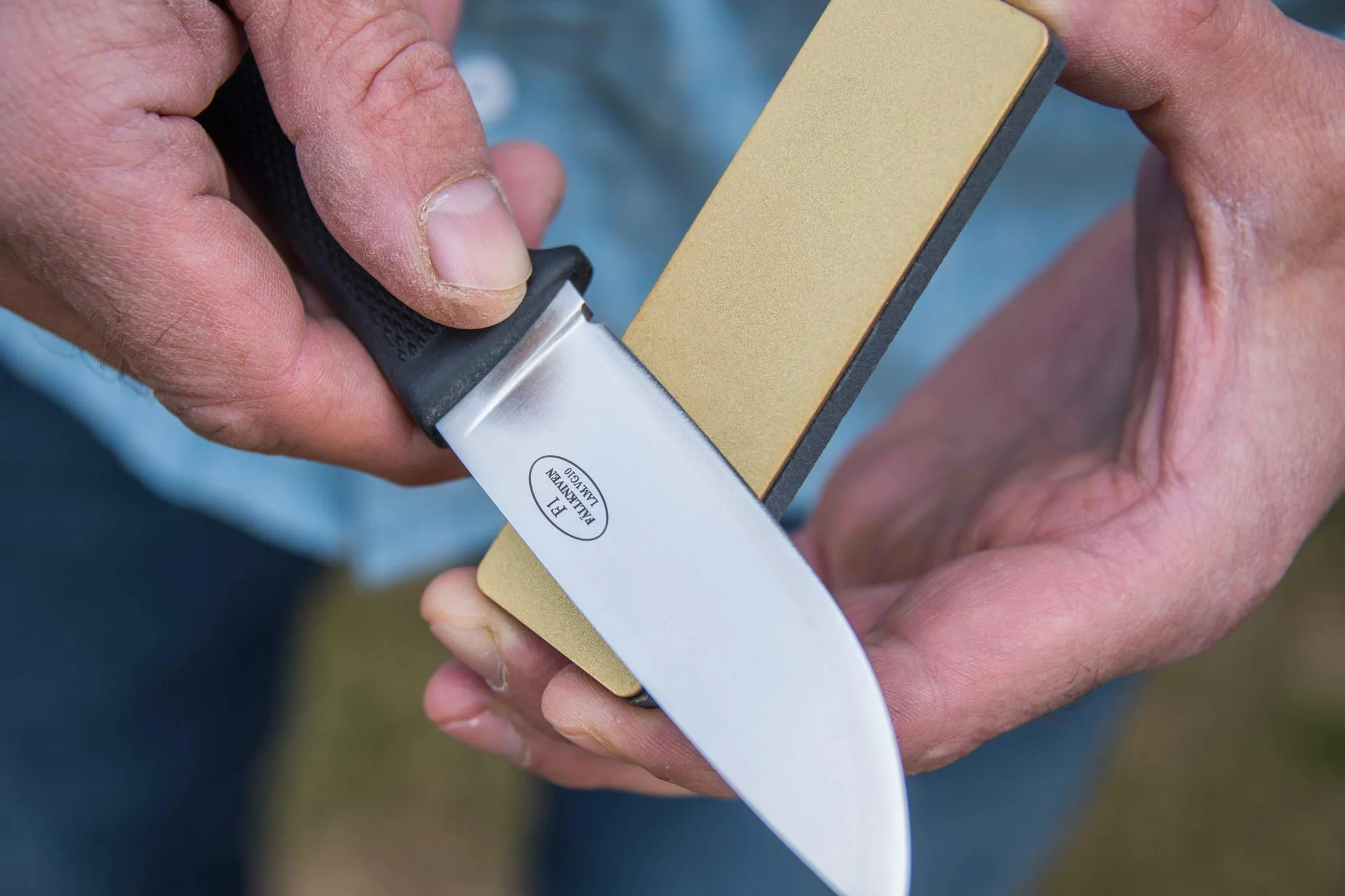 Fallkniven DC3 diamentowy/ceramiczny kamień do ostrzenia, 7 x 25 x 75 mm