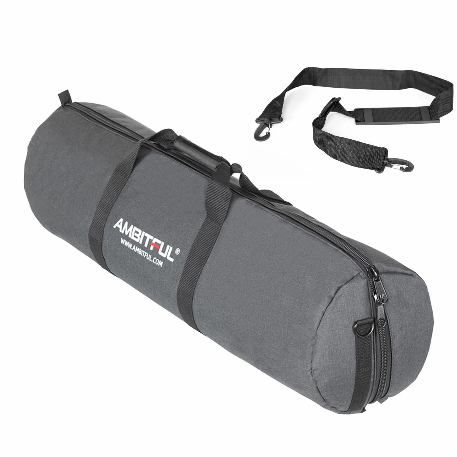 AMBITFUL Widened Version Tripod Carrying Case Bag 120CM / 47.2inch for Light Stands,Boom Stand,Umbrella and Tripod Photography Accessories(120cm/47.2in) x (Φ22cm/8.66in)