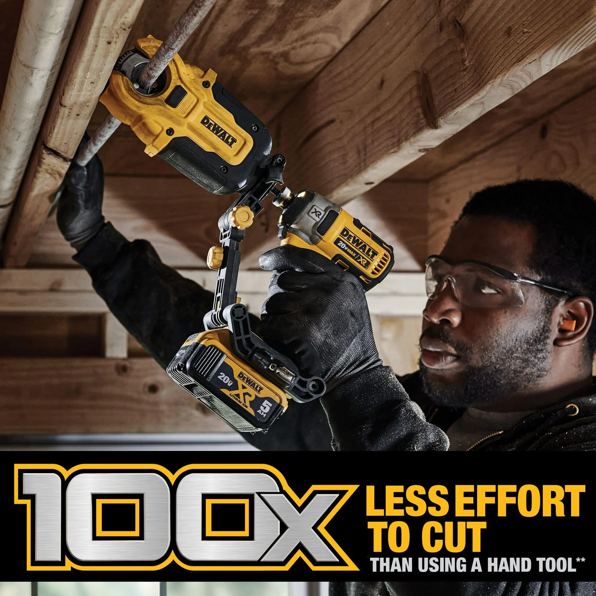 DEWALT IMPACT CONNECT obcinak do rur miedzianych, mocowanie wkrętarki udarowej, obcinacz do rur (DWACPRIR)