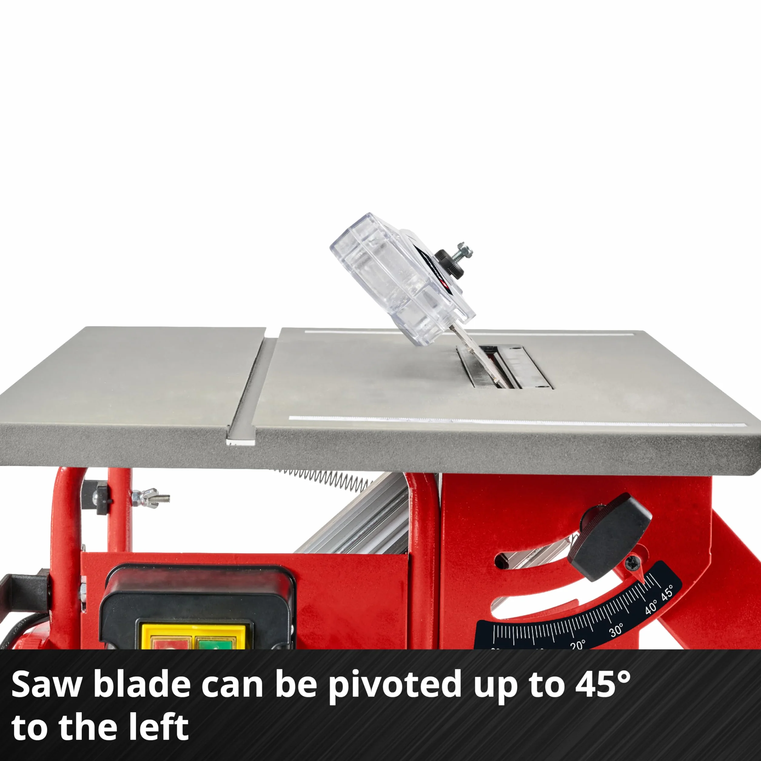 Einhell Piła tarczowa TC-TS 8 I (800 W, wysokość cięcia 45 mm, średnica ostrza 200 mm, ogranicznik kątowy, ogranicznik równoległy, przyłącze do odkurzacza, z ostrzem z węglika wolframu)
