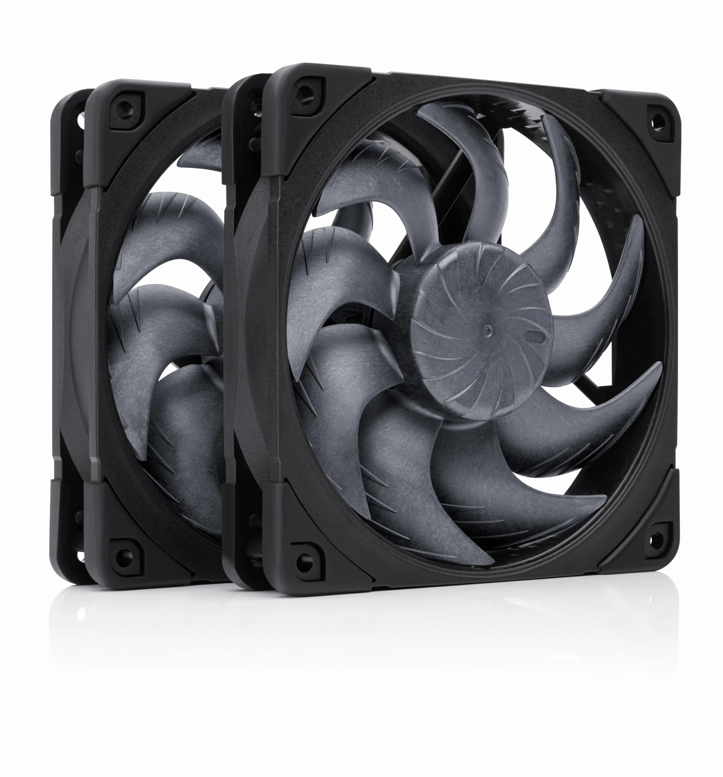 Noctua NF-A12x25 G2 PWM Sx2-PP chromax.black Dwuwentylatorowy Zestaw Push-Pull Czarny
