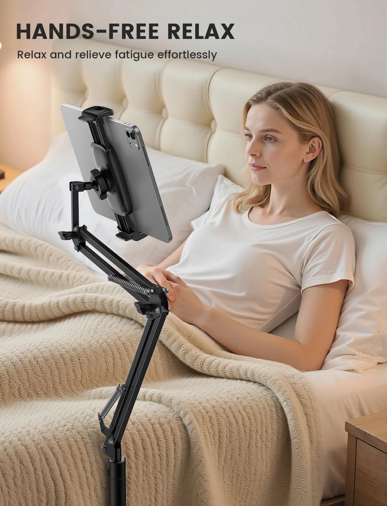 Lamicall Regulowany stojak na tablet z obrotem 360° na iPad Pro Air Mini Kindle 4,7-13"