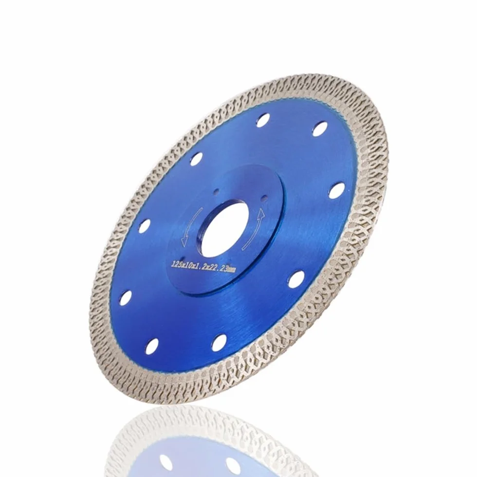 Diamentowe brzeszczoty do pił, Tarcza diamentowa do cięcia na sucho/mokro 105/115/125 mm, tarcza płytek ceramicznych(125x10x1.2x22.23mm)
