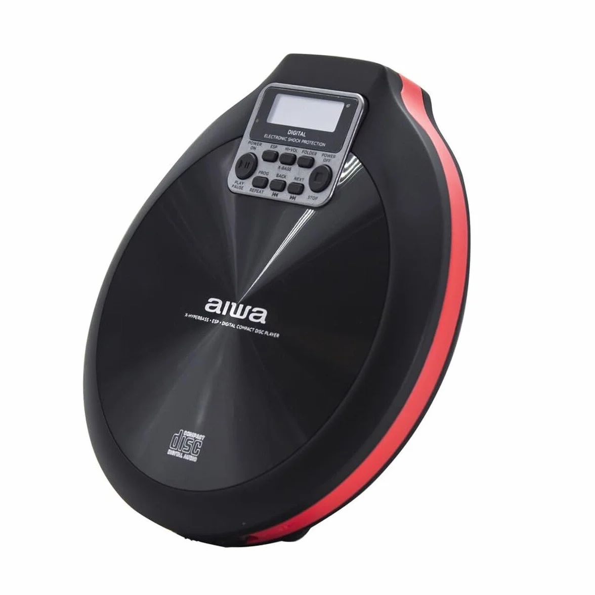 AIWA PCD-810RD Przenośny Odtwarzacz CD/CD-R/RW/MP3 z Anti Shock