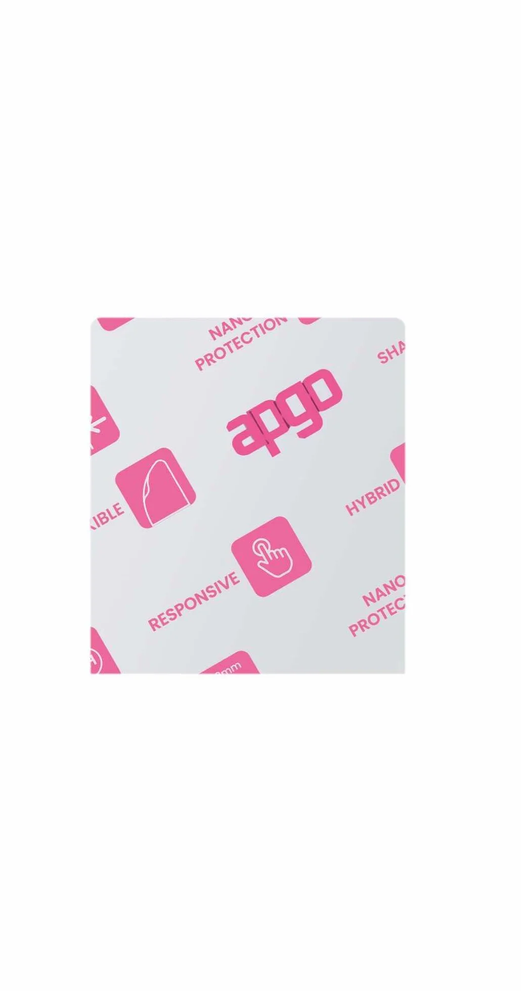 apgo Hybrid Glass Screen Protector do Bosch Kiox 400c, szkło hybrydowe