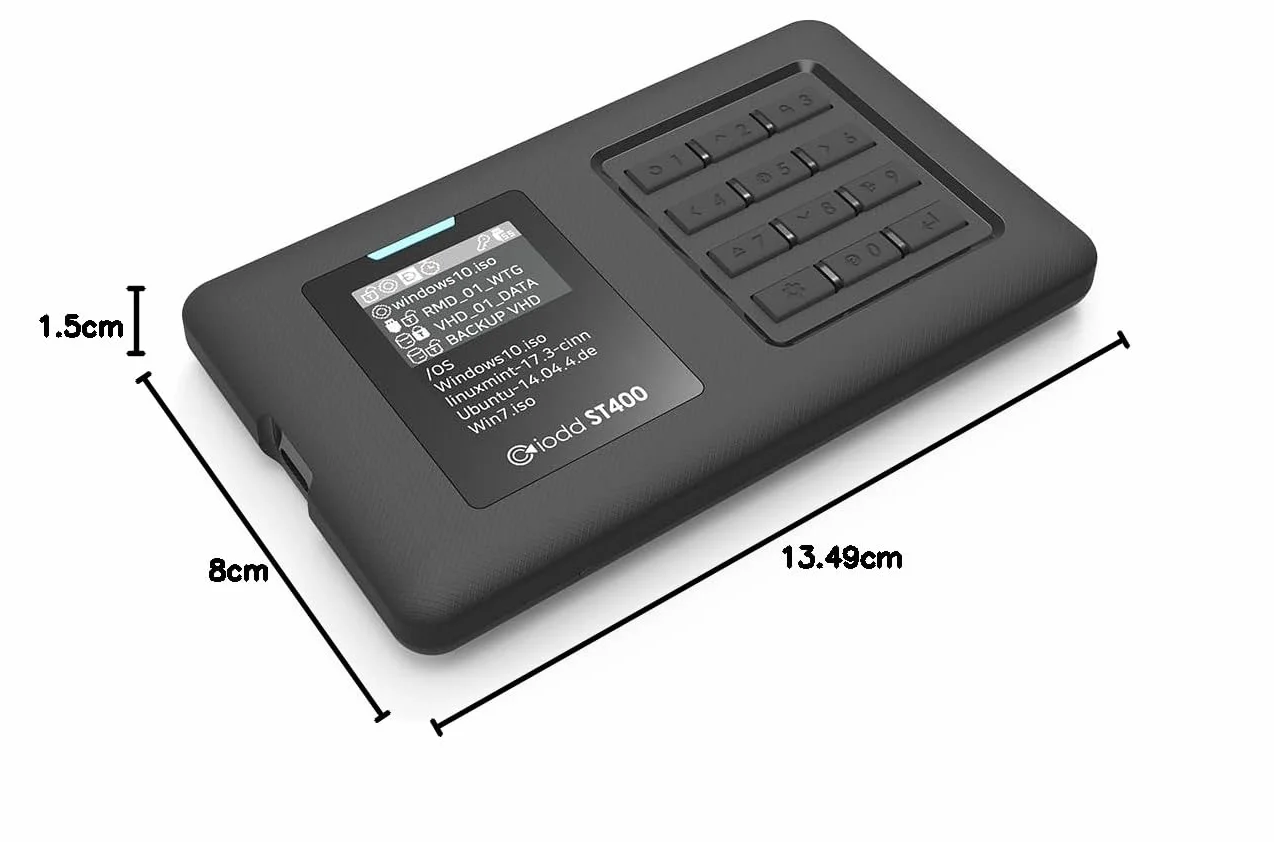 ST400 6.3 cm obudowa USB-C 3.1 Gen 1 bootowalny napęd ODD/HDD szyfrowanie sprzętowe AES256-XTS blokada zapisu