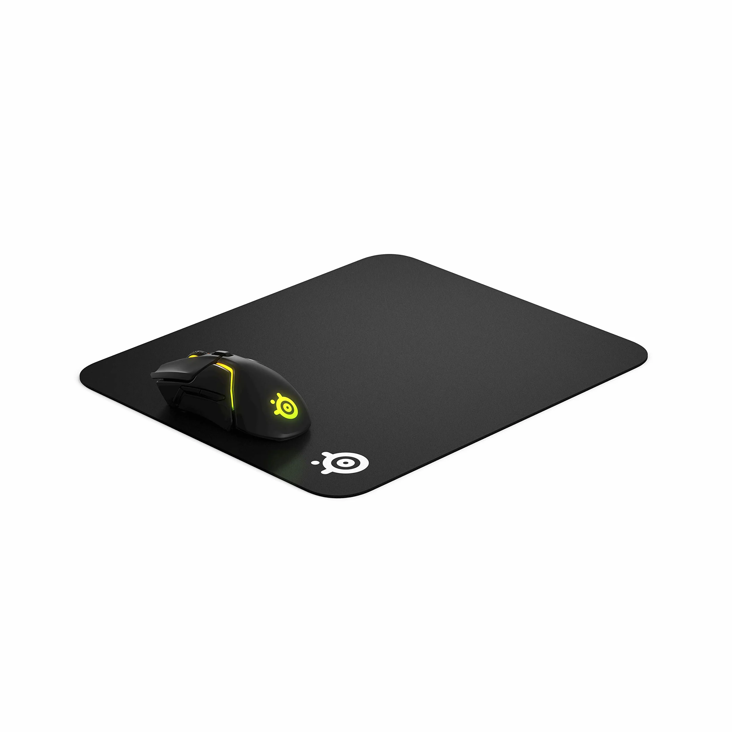 SteelSeries QcK Podkładka pod mysz do gier - średnia gruba tkanina - śledzenie szczytu i stabilność - czarna