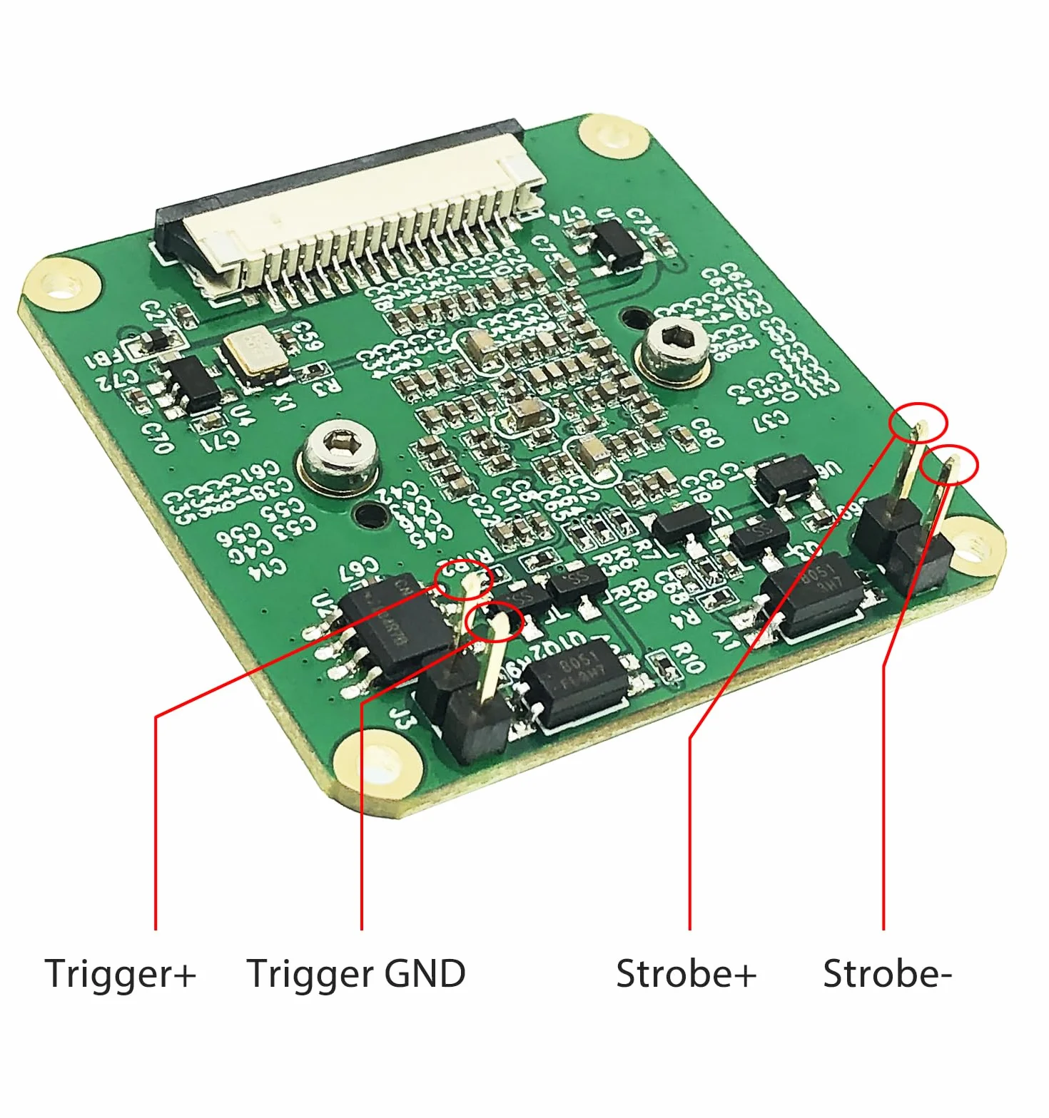 InnoMaker Moduł Kamery GS Czujnik Koloru IMX296 1,58 MP 60 kl./s 1456x1088 Pikseli Kompatybilny z Raspberry Pi