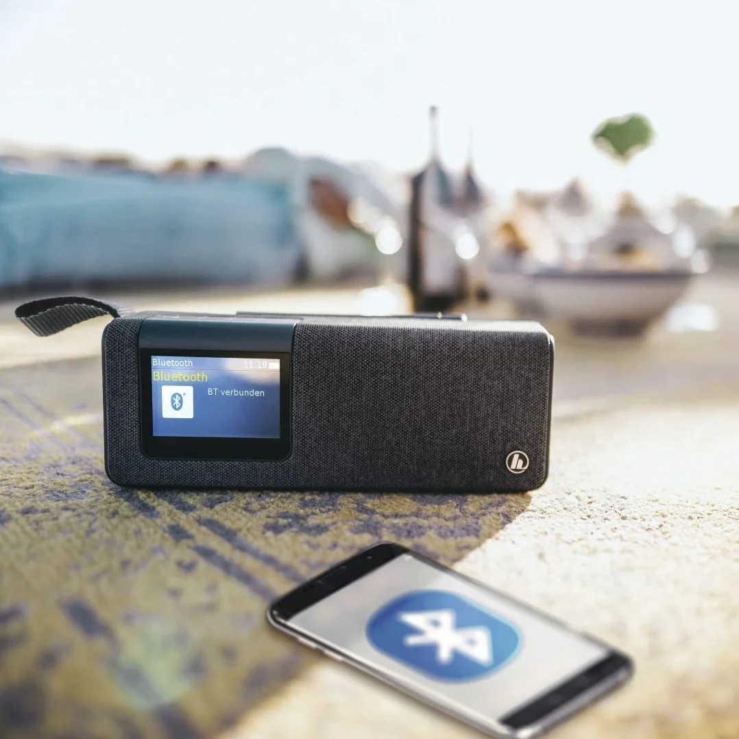 Hama DR200BT Radio cyfrowe Bluetooth DAB/DAB+/FM przenośne czarne