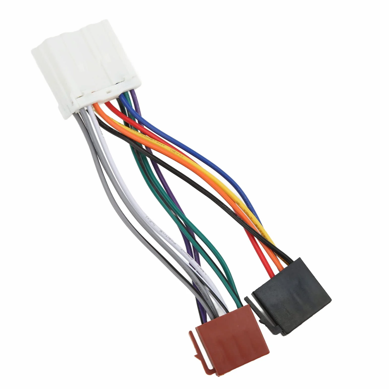 Aramox Radio Samochodowe ISO Adapter Odtwarzacz CD Kable w Wiązce Stereo Wymiana Złącza ISO dla Lancer Pajero