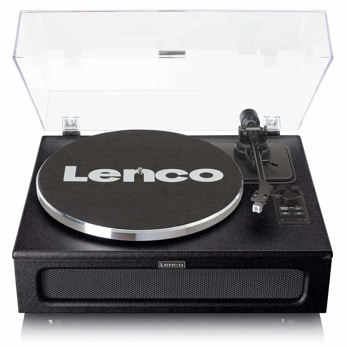 Lenco LS-430 gramofon Bluetooth 40 W RMS napęd pasowy czarny