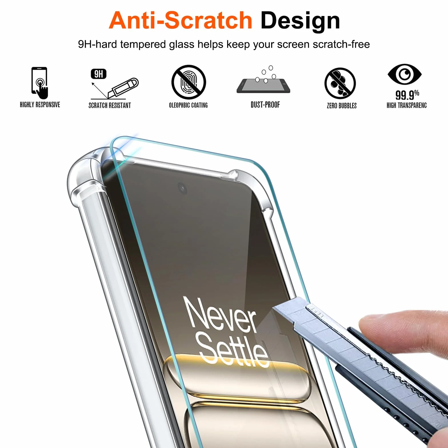 ivoler Etui do Oneplus Nord CE 5 5G, ultra przezroczyste silikonowe etui ochronne TPU