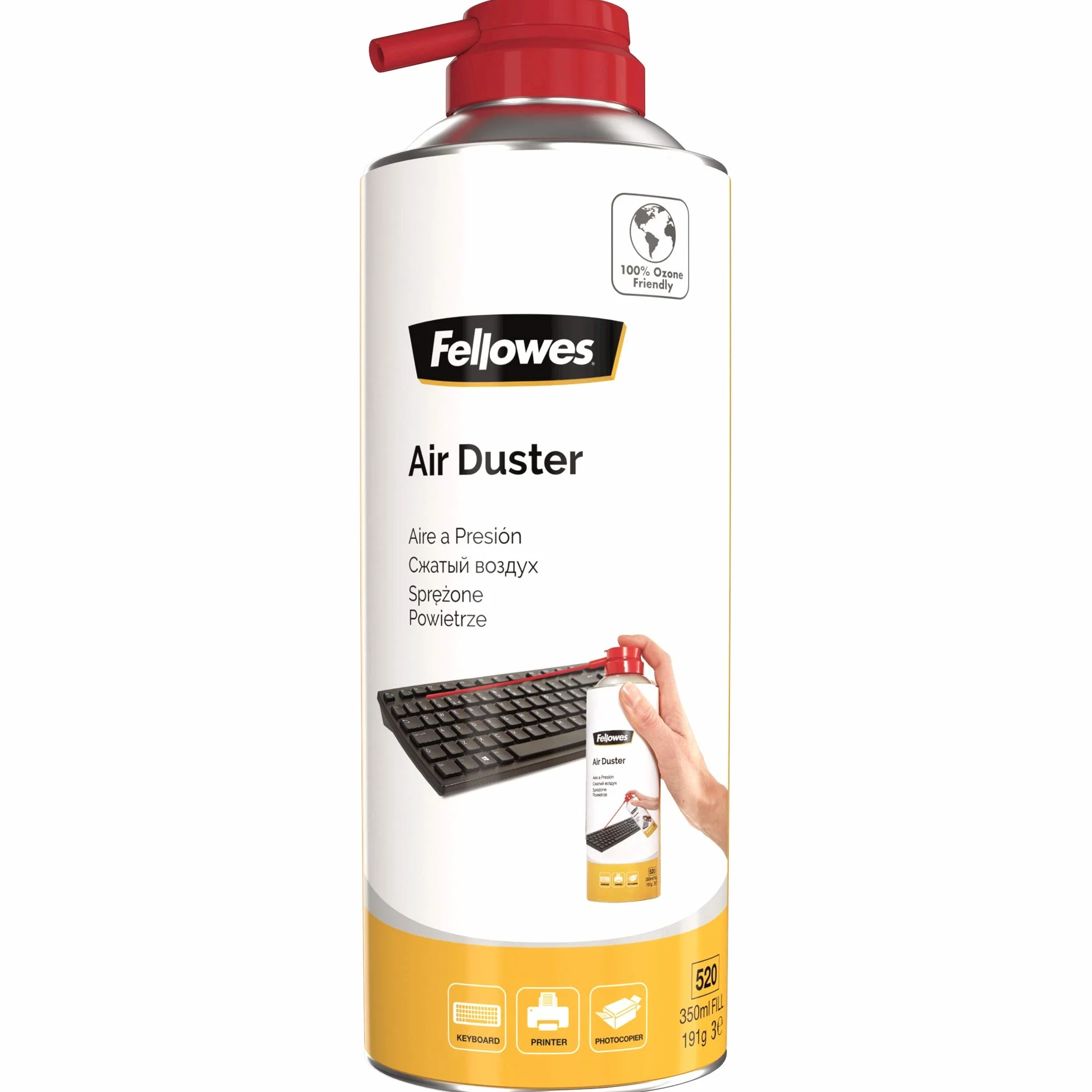 Fellowes Spray odpychający 350ml z precyzyjną końcówką