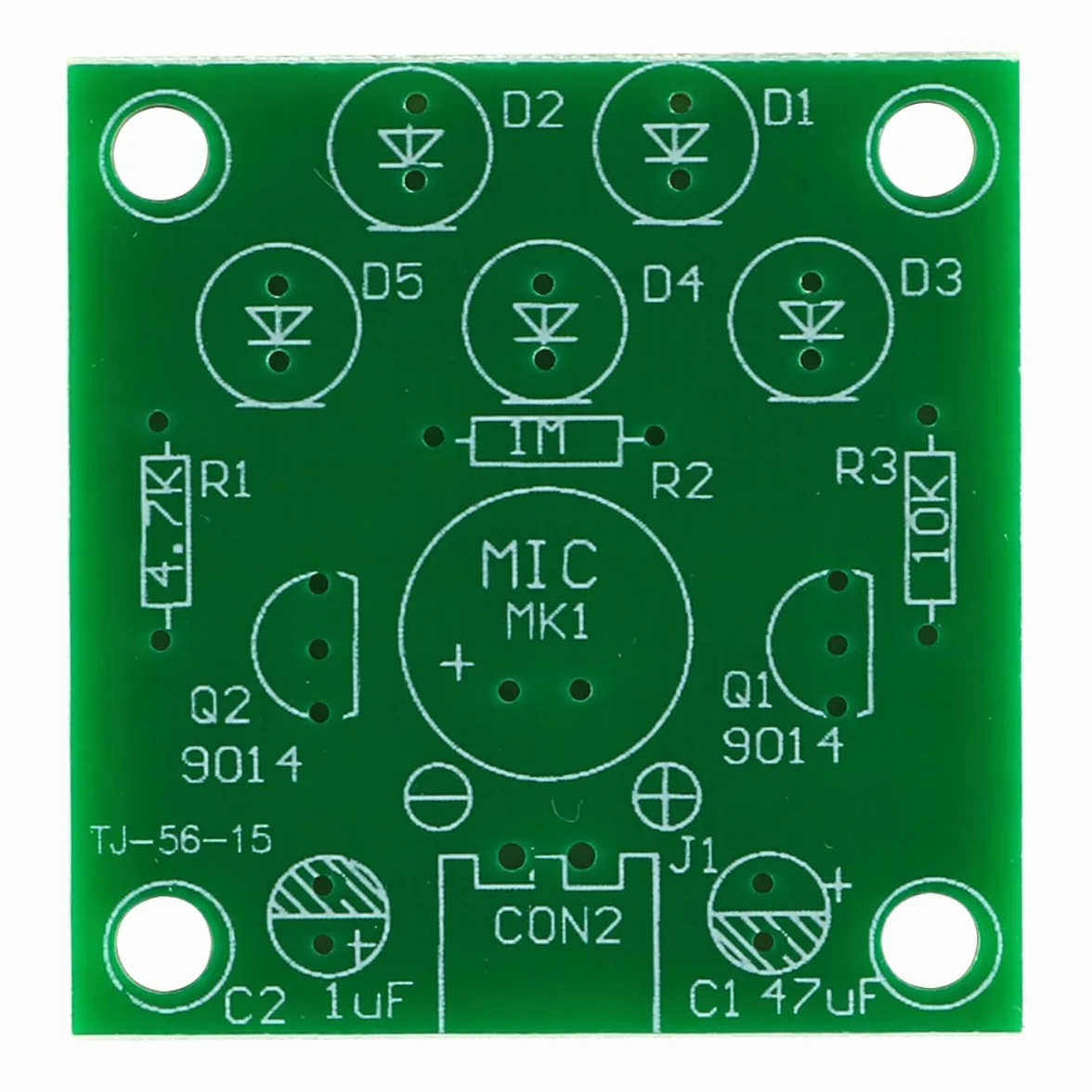Zestaw do lutowania elektronicznego 2-częściowy Sterowanie głosowe Zestaw DIY Elementy elektroniczne Rytmiczne miganie Naucz się rozwiązywać