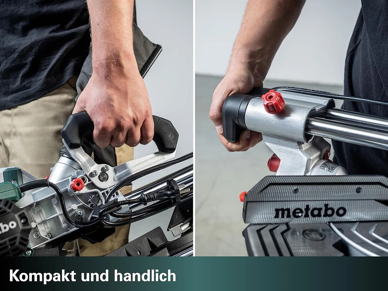 Metabo KGS 305 M – 613305900 – z Precision Cut Line, 305 mm 2. Brzeszczot z twardego metalu i funkcja ciągnięcia – długość kabla 2 m