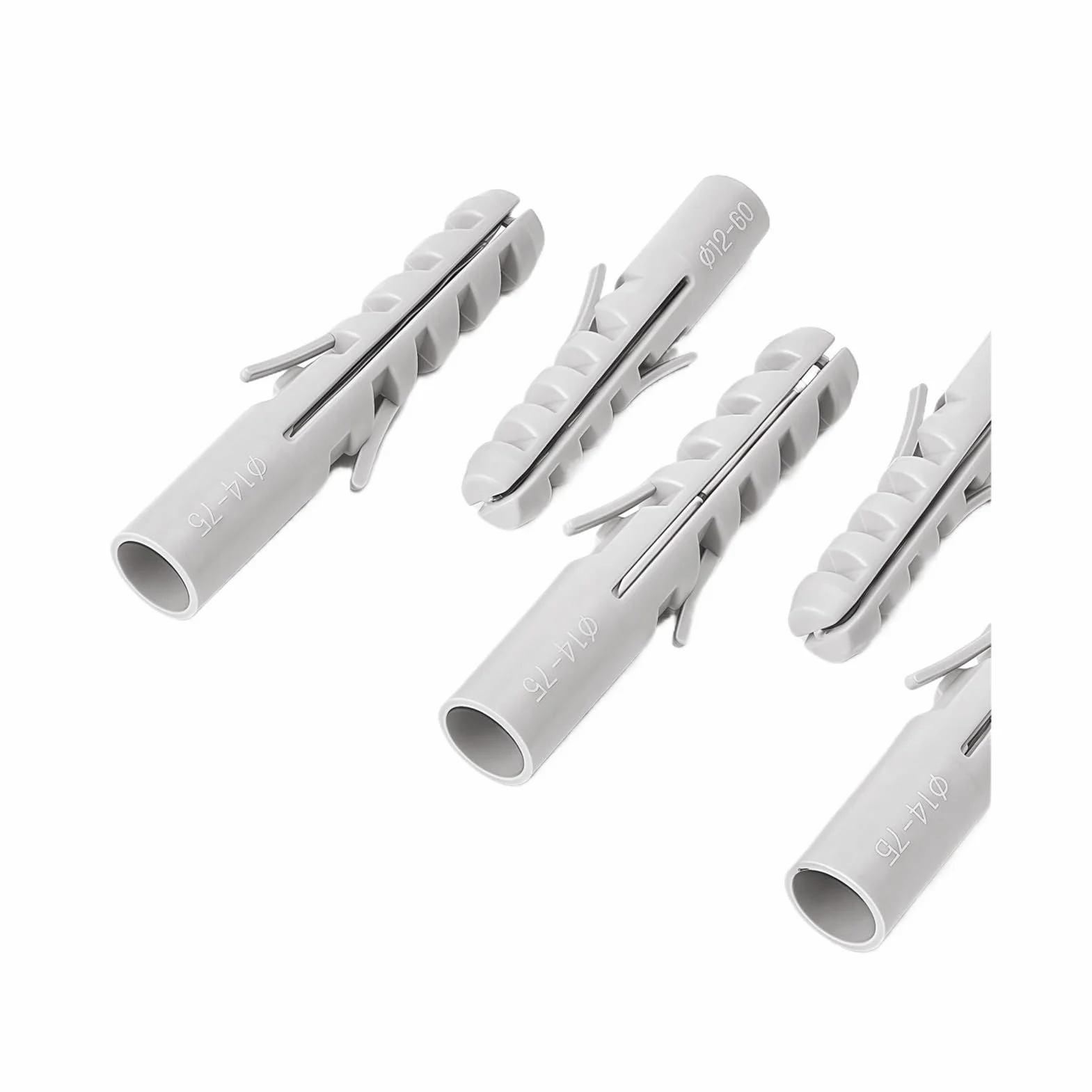 plastikowa rura rozprężna, kołki rozporowe, plastikowe kotwy ścienne do śrub samogwintujących M5-M14 25-75 mm 30 szt. (50 szt., M5 x 25)