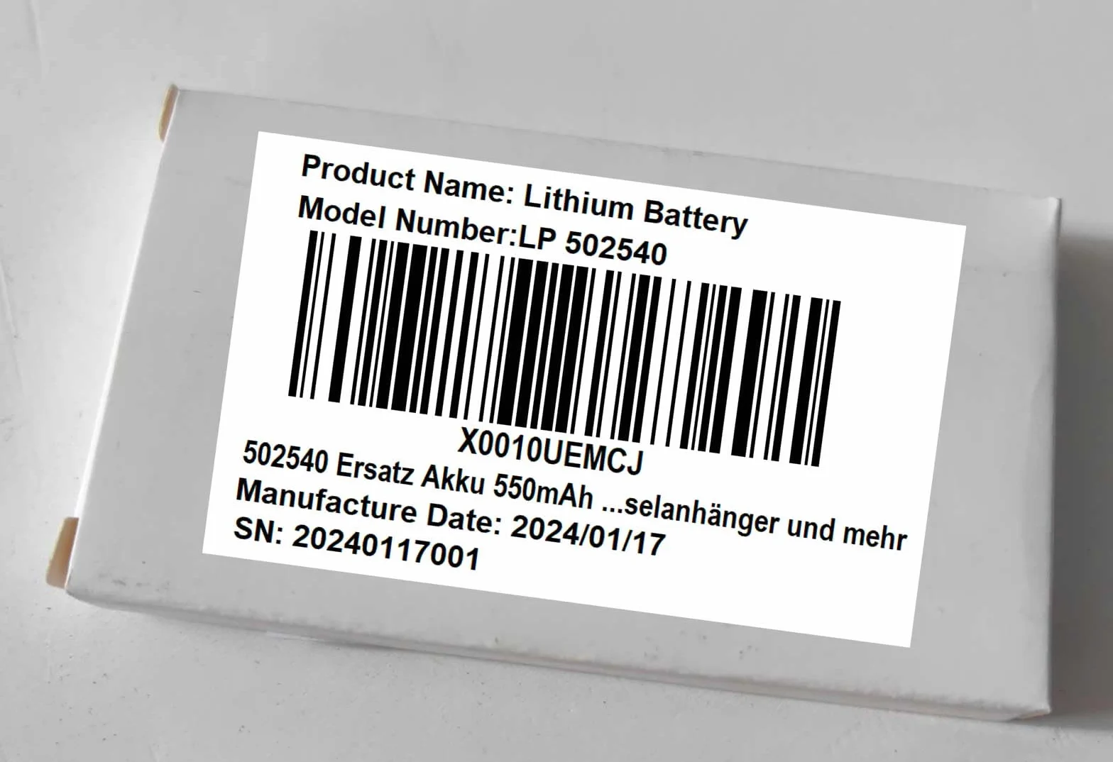 XINLANTECH 3,7 V akumulator zastępczy 500 mAh - PL 502540 PH1,25 do zestawu słuchawkowego Bluetooth Sena SM5, SMH5-FM, SMH 20, MP3, MP4, mini DV, mała kamera i więcej
