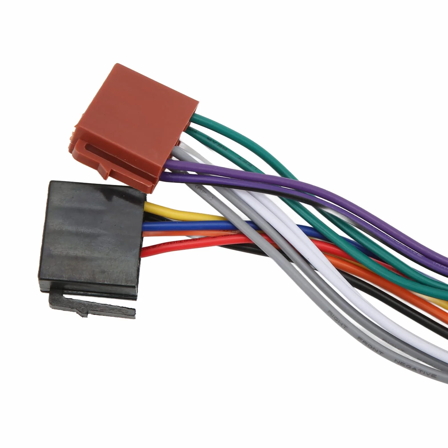 Aramox Radio Samochodowe ISO Adapter Odtwarzacz CD Kable w Wiązce Stereo Wymiana Złącza ISO dla Lancer Pajero
