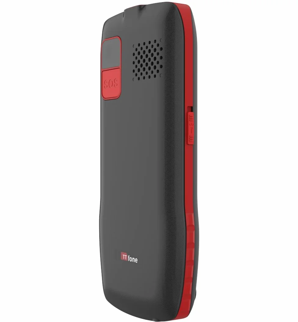 Telefon komórkowy dla seniorów duże przyciski przycisk SOS czarny