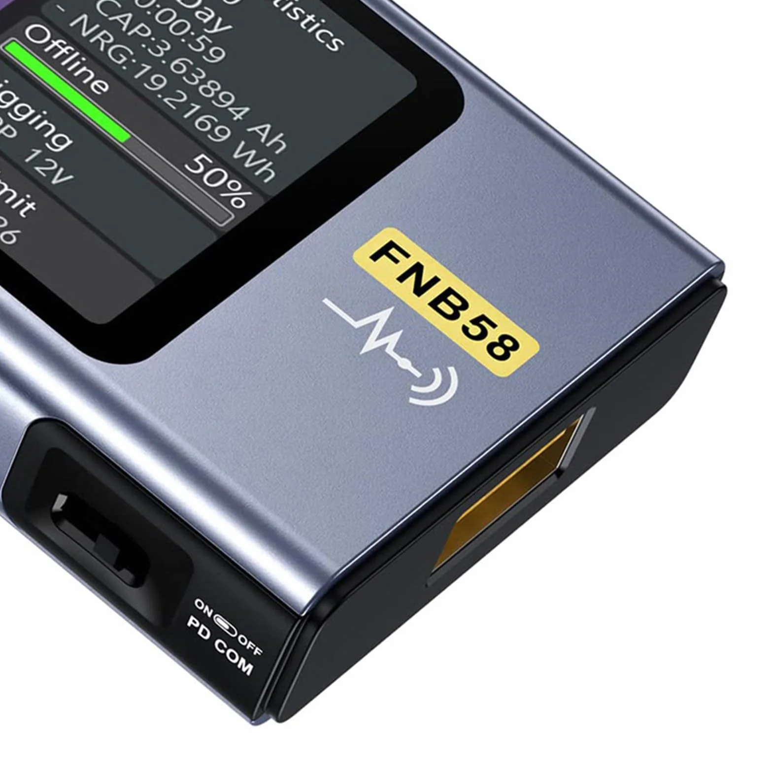 Generic Tester Szybkiego ładowania Typu C Wyświetlacz LCD USB Napięcie Prądu Miernik Mocy 0-140 W do Testowania urządzeń Elektrycznych