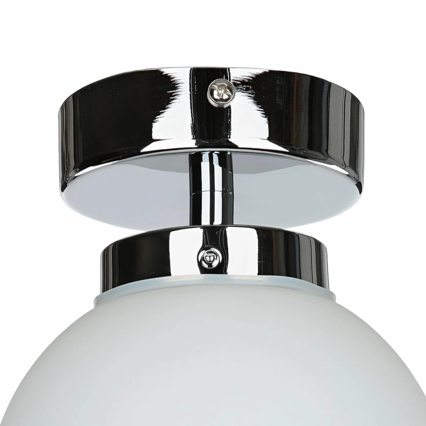 Lampa sufitowa łazienkowa kula metalowa szkło w chromie 1x G9 wymienna łazienka korytarz wewnętrzna lampa sufitowa ponadczasowe oświetlenie kompaktowe