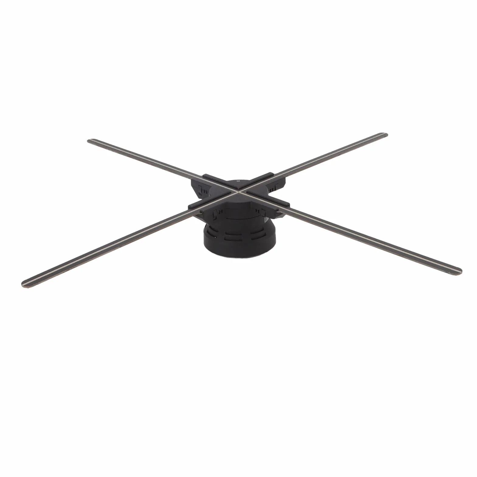 Hologram 3D WiFi 1600 x 832 832 diody LED wentylator stereo wyświetlacz z audio 70 cm dekoracja