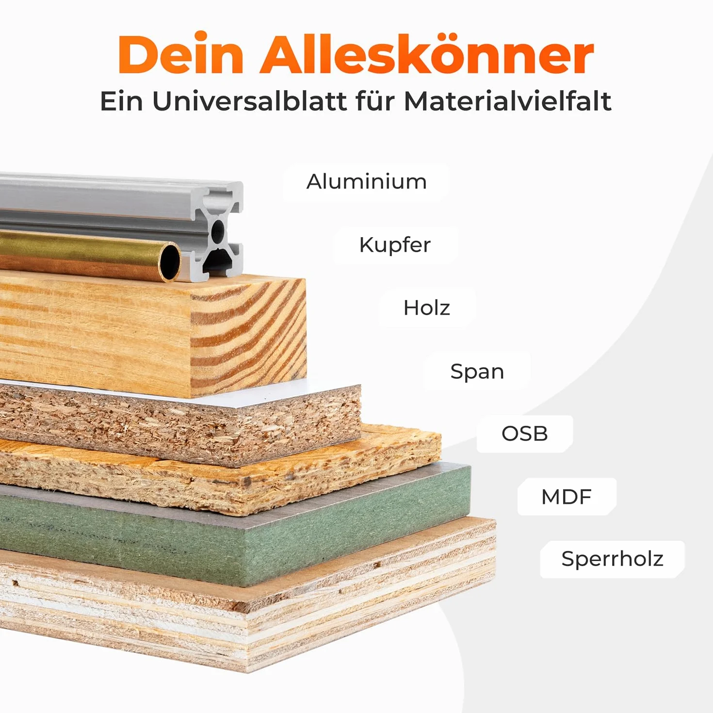 BAUBECK Brzeszczot 254 x 30 2,2 mm, precyzyjne cięcie w drewnie i aluminium, 80 zębów do pił ukośnych i stołowych, kompatybilne z Metabo KGS 254 M, Bosch GTS 10 XC, PTS 10, brzeszczot do piły