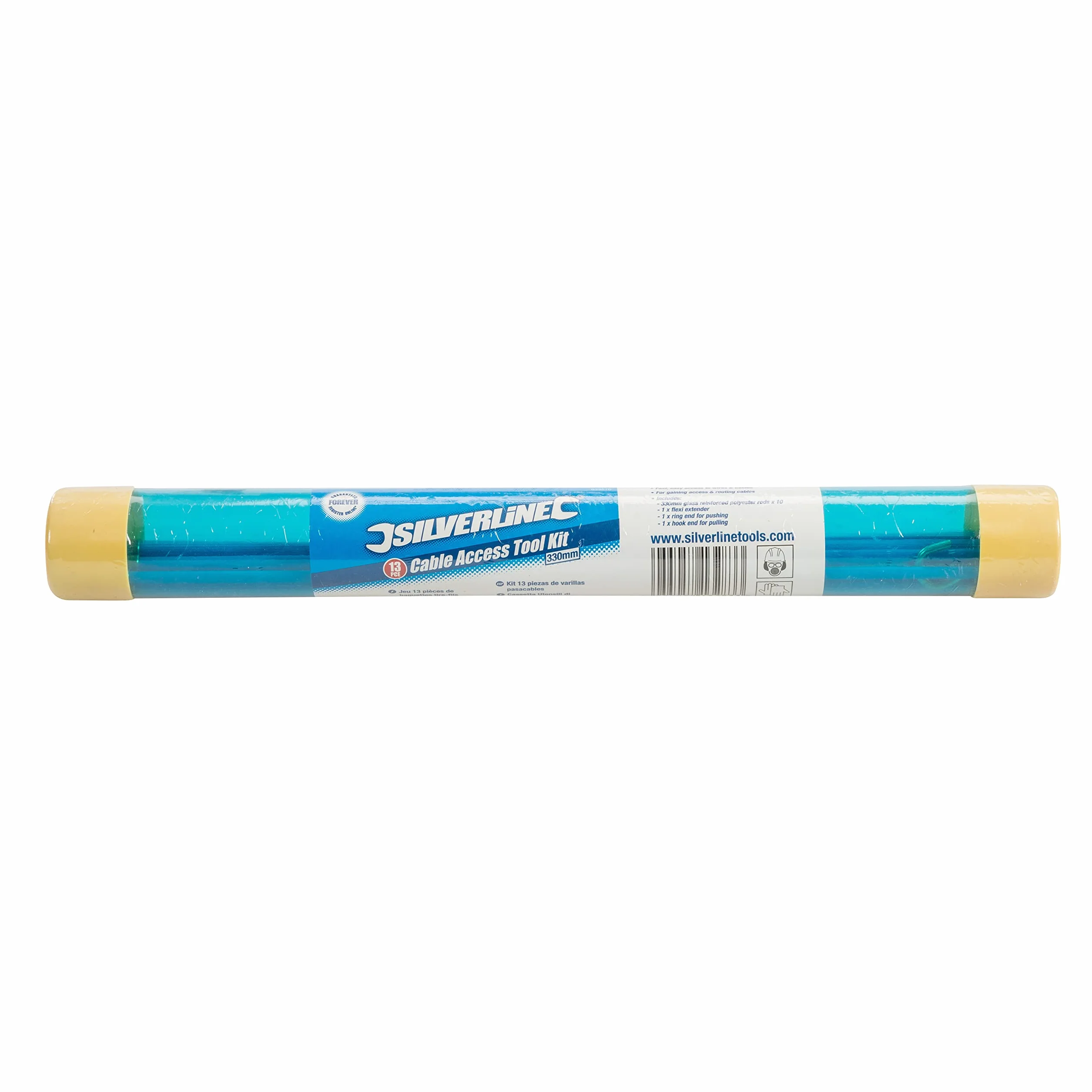 Silverline Zestaw prętów kablowych/prętów kanałowych 13 sztuk 10 mm x 330 mm (633570)