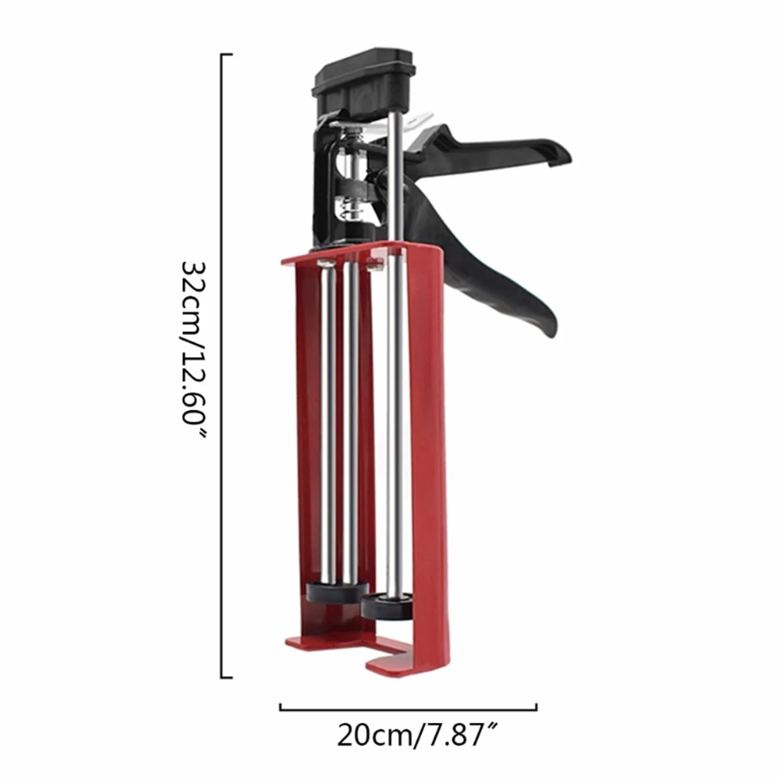 Silikonowy pistolet uszczelniający, ręczny kołyska kasety, pasuje do 10 Oz Tube/Cartridge (tylko uszczelnianie) P15F