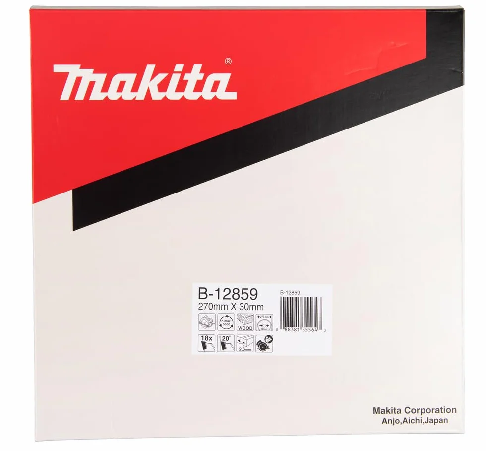 Makita B-12859 standardowa pi?a tarczowa T.C.T. 270 x 30 mm, drewno, 18T