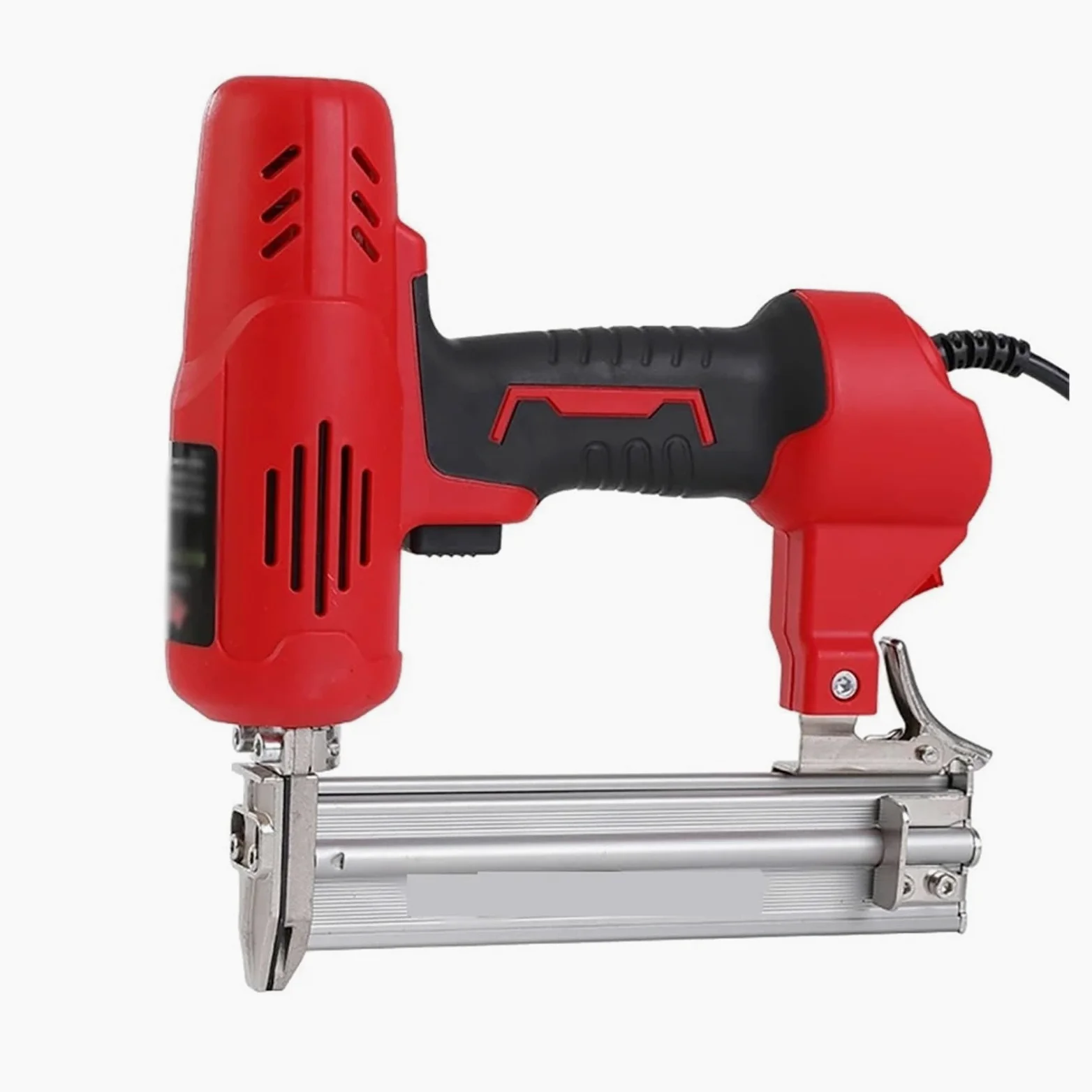 Zszywacz 2600W Elektryczny Pistolet Do Gwoździ Rama Drewniana Zszywacz DIY Budowa Mebli Gwoździe Elektronarzędzie Gwoździe Stolarskie Narzędzia Do Obróbki Drewna Do mocowania materiałów, dekoracji, st