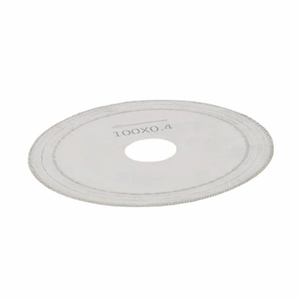 Diamentowe brzeszczoty do pił, Tarcza diamentowa o ultracienkich średnicach 100/110/120/150 mm, do cięcia kamieni szlachetnych z jadeitu i agatu(110x20x0.4mm)
