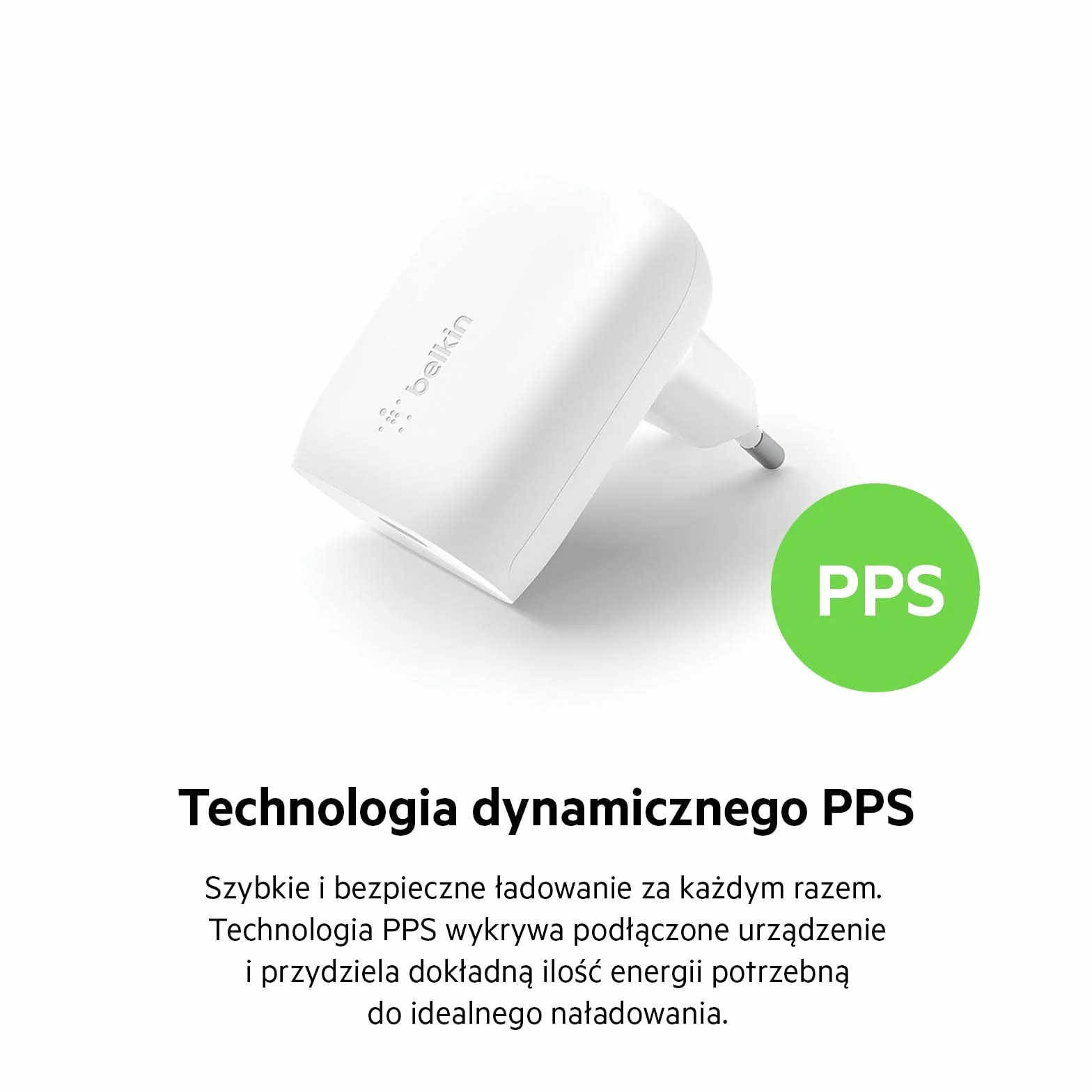 Belkin Ładowarka sieciowa 30W USB-C PPS PD 3.0 USB-IF