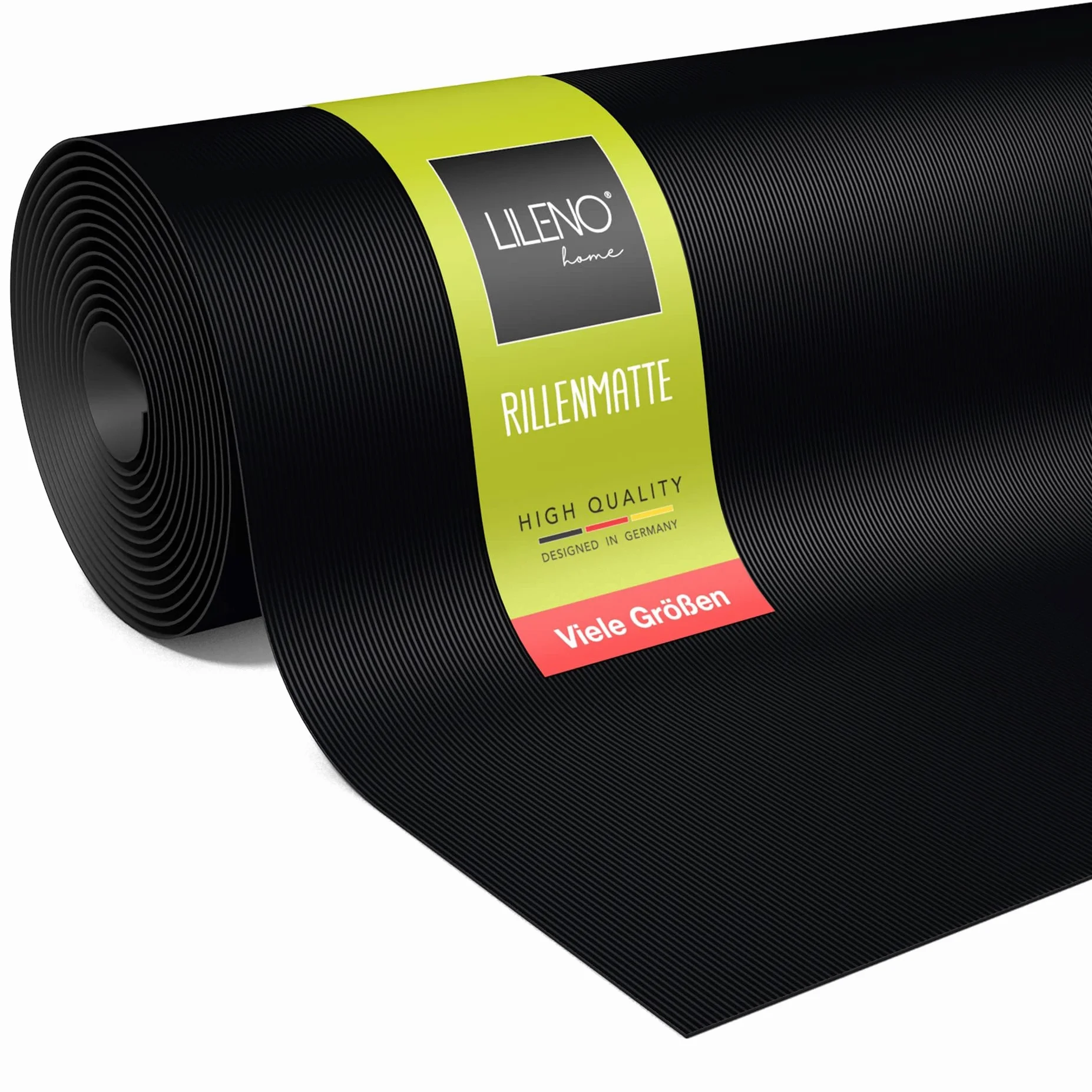 LILENO HOME Mata gumowa z wypustkami (3 mm), towar sprzedawany na metry, 600 x 100 cm – jako podłoga warsztatowa, mata antypoślizgowa, nakładka na stół warsztatowy i mata podłogowa, do piwnicy, przyczepy, garażu