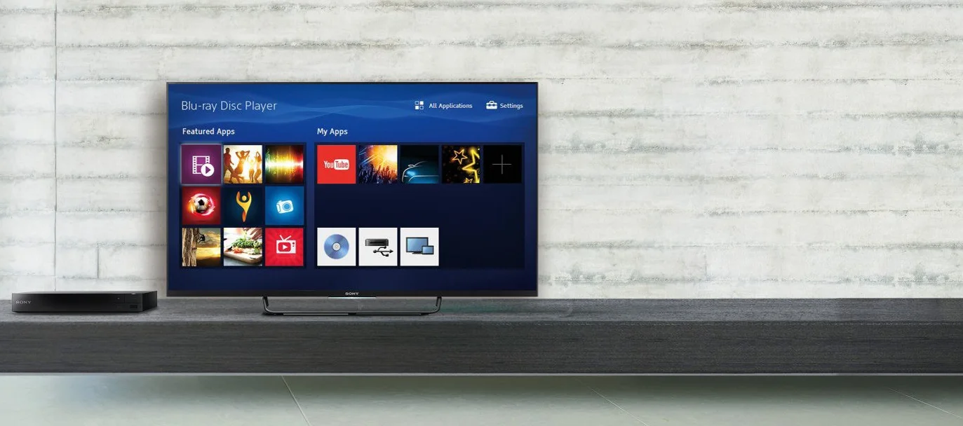 Sony Bdp-S3700 BDPS3700BEC1 Odtwarzacz, Czarny, ‎19,4 x 23 x 3,9 cm