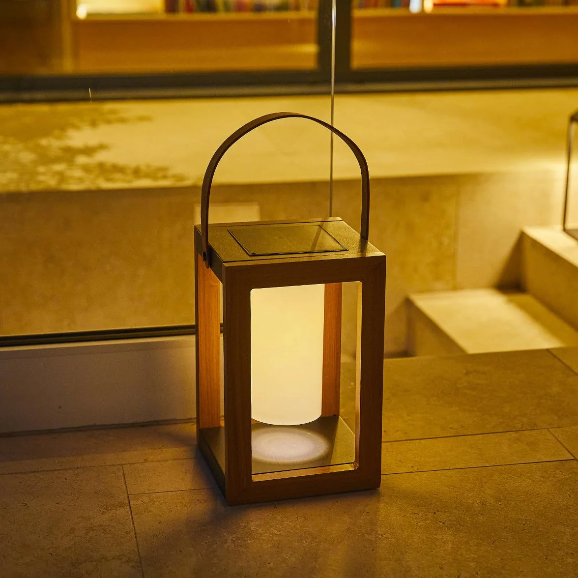 Lumisky SERAPHINA Lampa solarna LED biała z panelem słonecznym H32cm