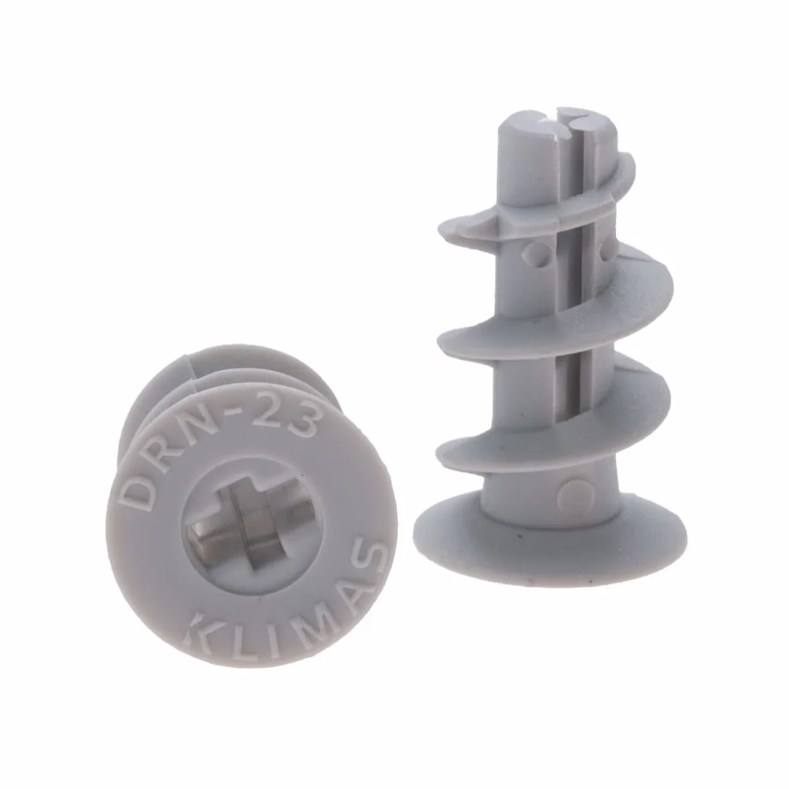 Kołki do płyt gipsowo-kartonowych Driva, 50 szt. kołków nylonowych 15 mm x 23 mm, łączniki do płyt gipsowo-kartonowych, kołki do ścian gipsowych, kołki do wnęk, mocowania plastikowe - wkręcane kotwy