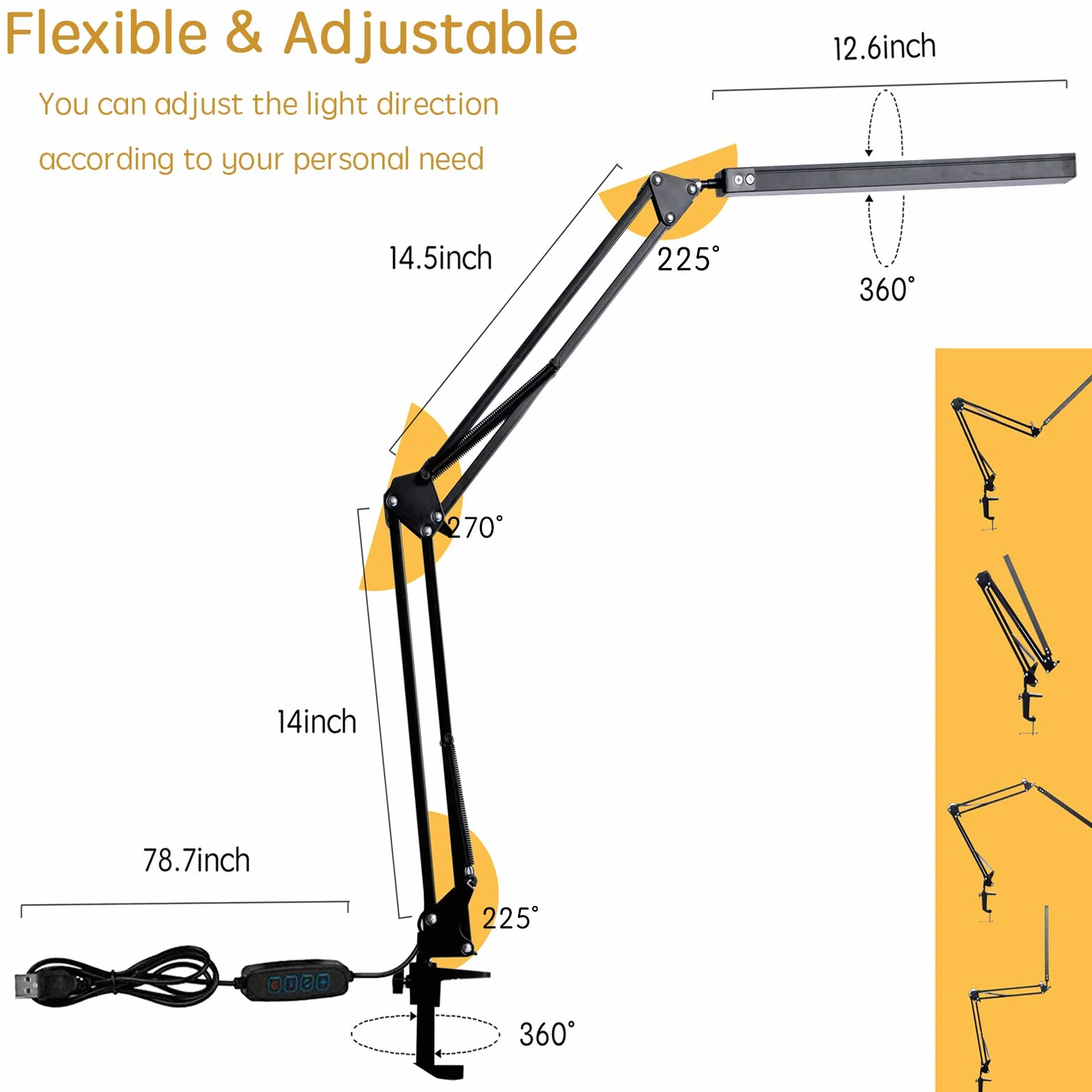 Lampa biurkowa Ochrona oczu