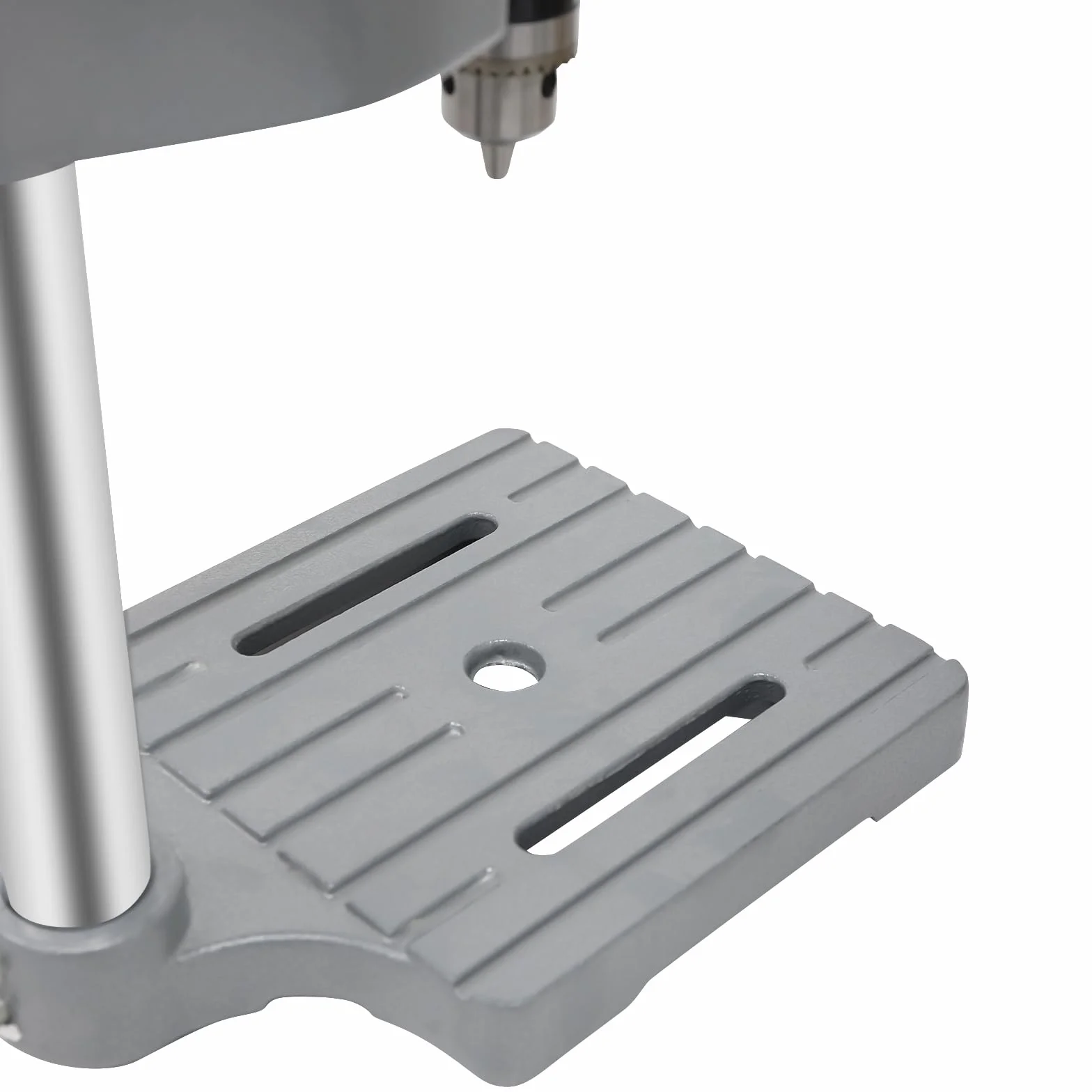 Wiertarka stołowa 340 W, mini wiertarka kolumnowa | uchwyt wiertarski 1-10 mm | średnica otworu 0,6 mm - 6,5 mm | 3-stopniowa regulacja prędkości obrotowej do drewna, metalu i tworzywa sztucznego