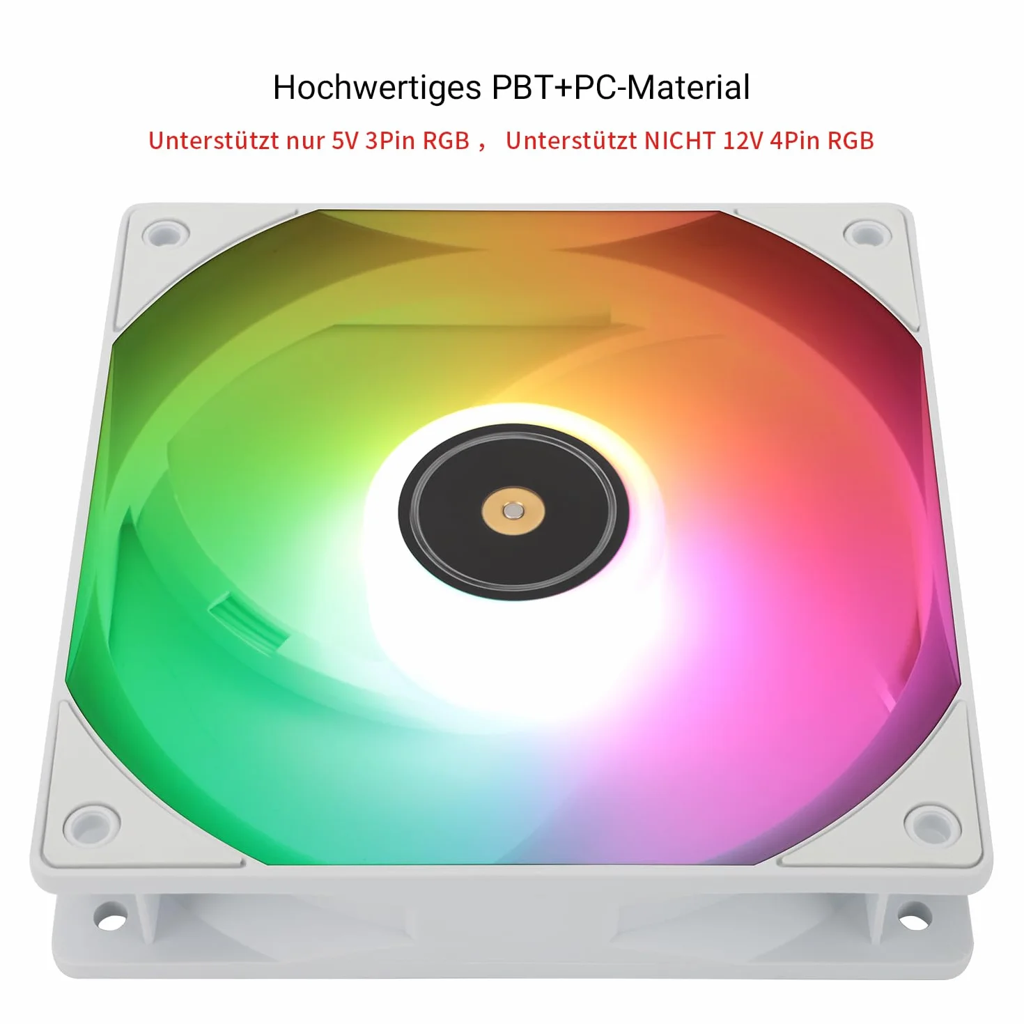 Thermalright TL-E12W-S V3 120 mm ARGB wentylator CPU, 4-pin PWM, 2000 RPM, S-FDB łożyska