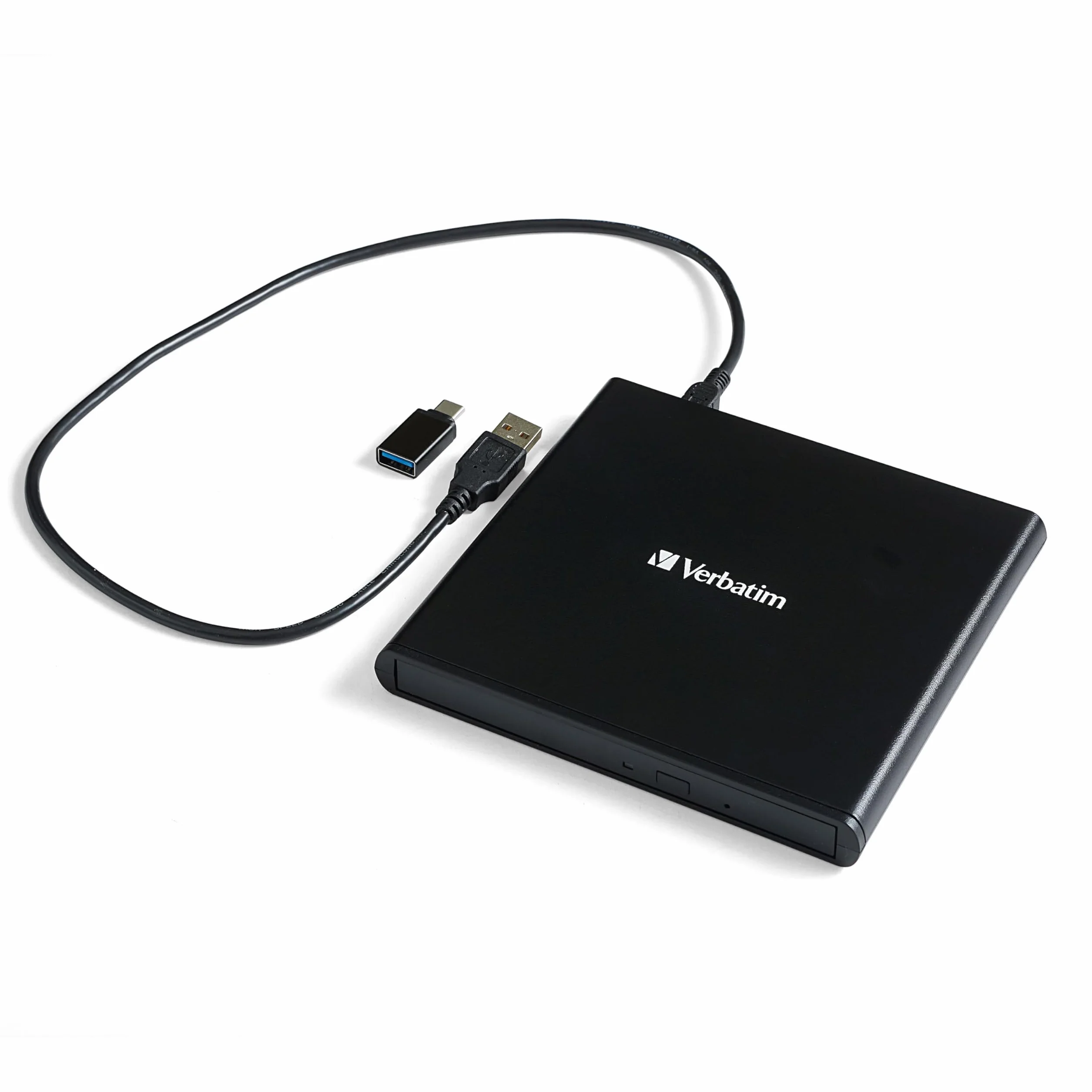 Verbatim 98938 Zewnętrzna nagrywarka CD/DVD Slimline USB 2.0 czarna