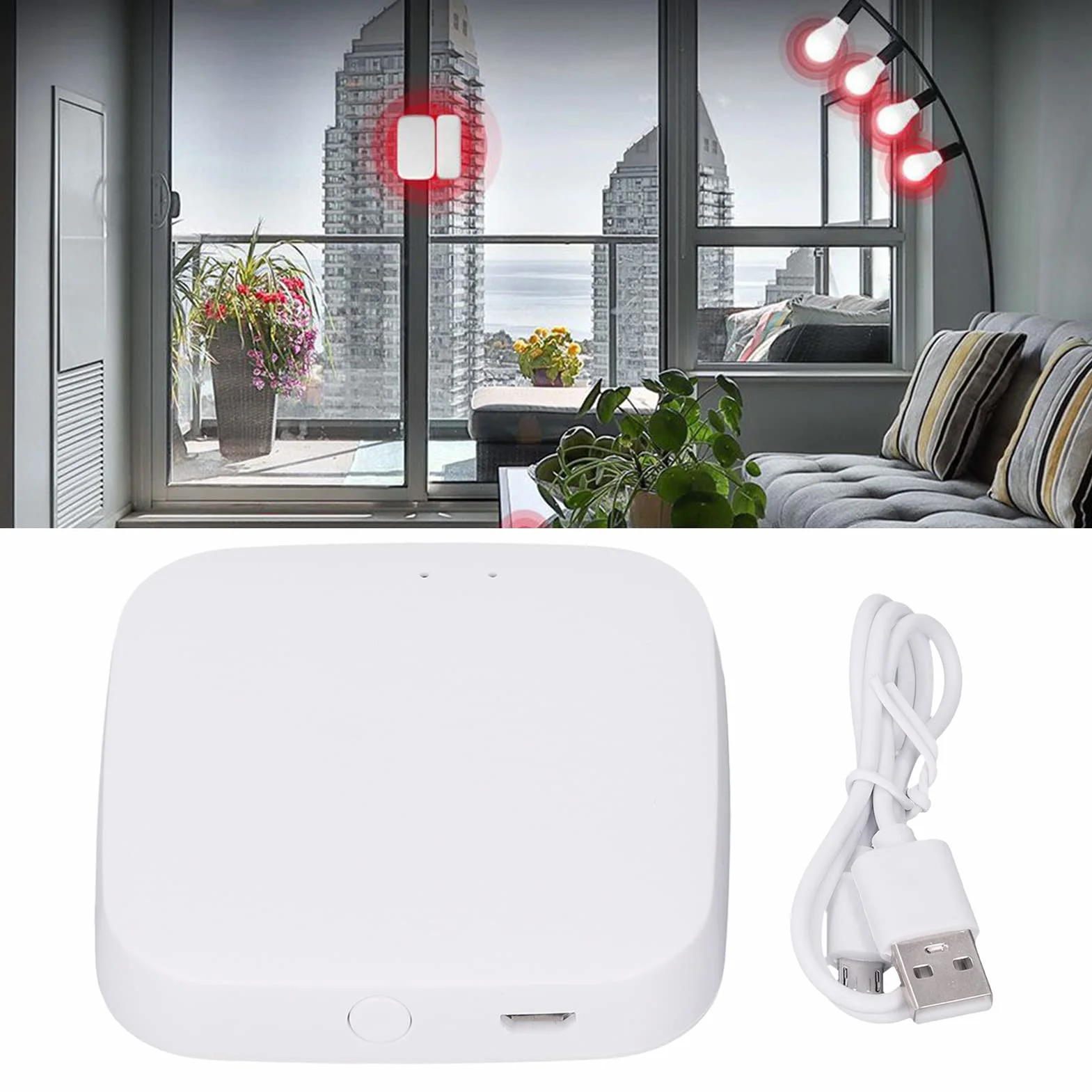 Inteligentny Koncentrator Domowy WiFi Bluetooth Gateway Hub Mini Pilot Zdalnego Sterowania Mesh Router Bezprzewodowy Wykrywanie Podczerwieni Tuya ZigBee