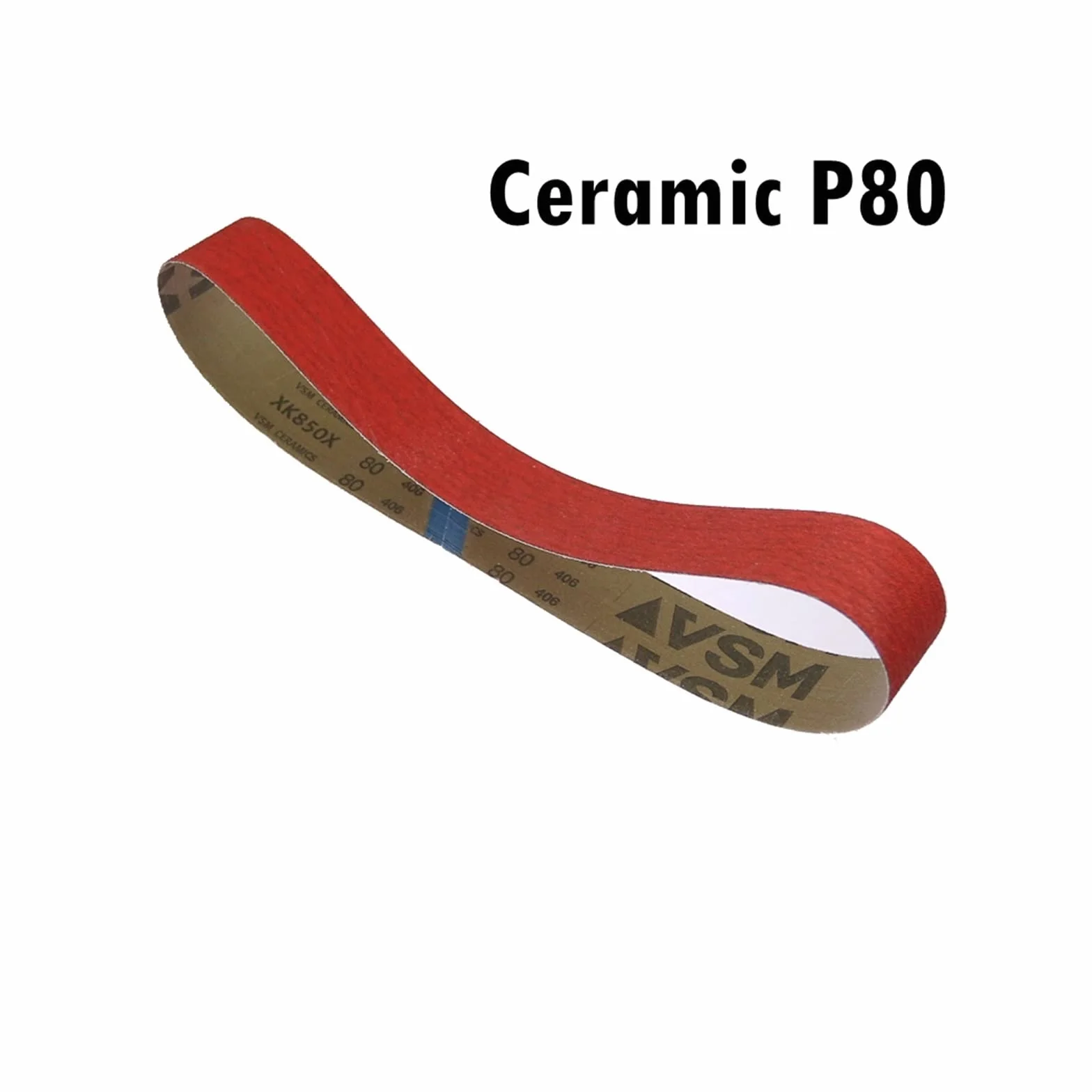 Ceramiczne pasy ścierne 4 szt. VSM XK850X Szlifowanie metalu Wiele rozmiarów Ziarno 36-120