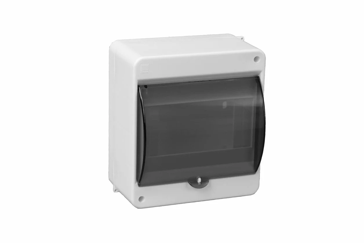 Natynkowa skrzynka rozdzielcza mały rozdzielacz IP30 1-rzędowa do maks. 6 automatów